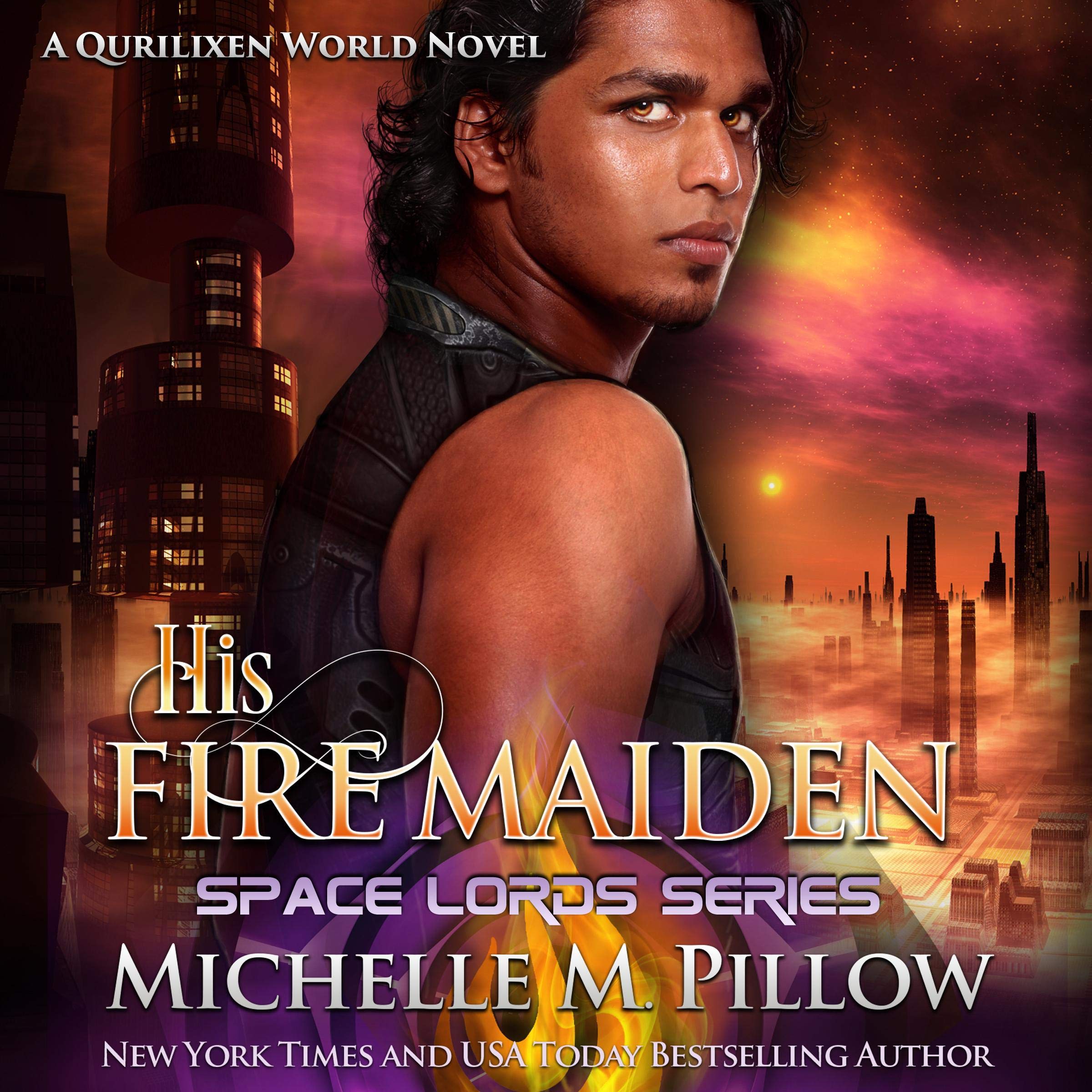 Cover art for His Fire Maiden: A Qurilixen World Novel