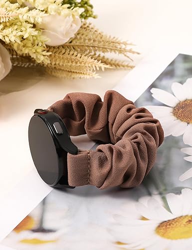 Miniatura 4 de TOYOUTHS 20mm Scrunchie Band Compatible with Samsung Galaxy Watch 7654FEActive 2 40mm 44mmWatch 6 Classic 4347mmWatch 5 Pro 45mmWatch 3 41mm
