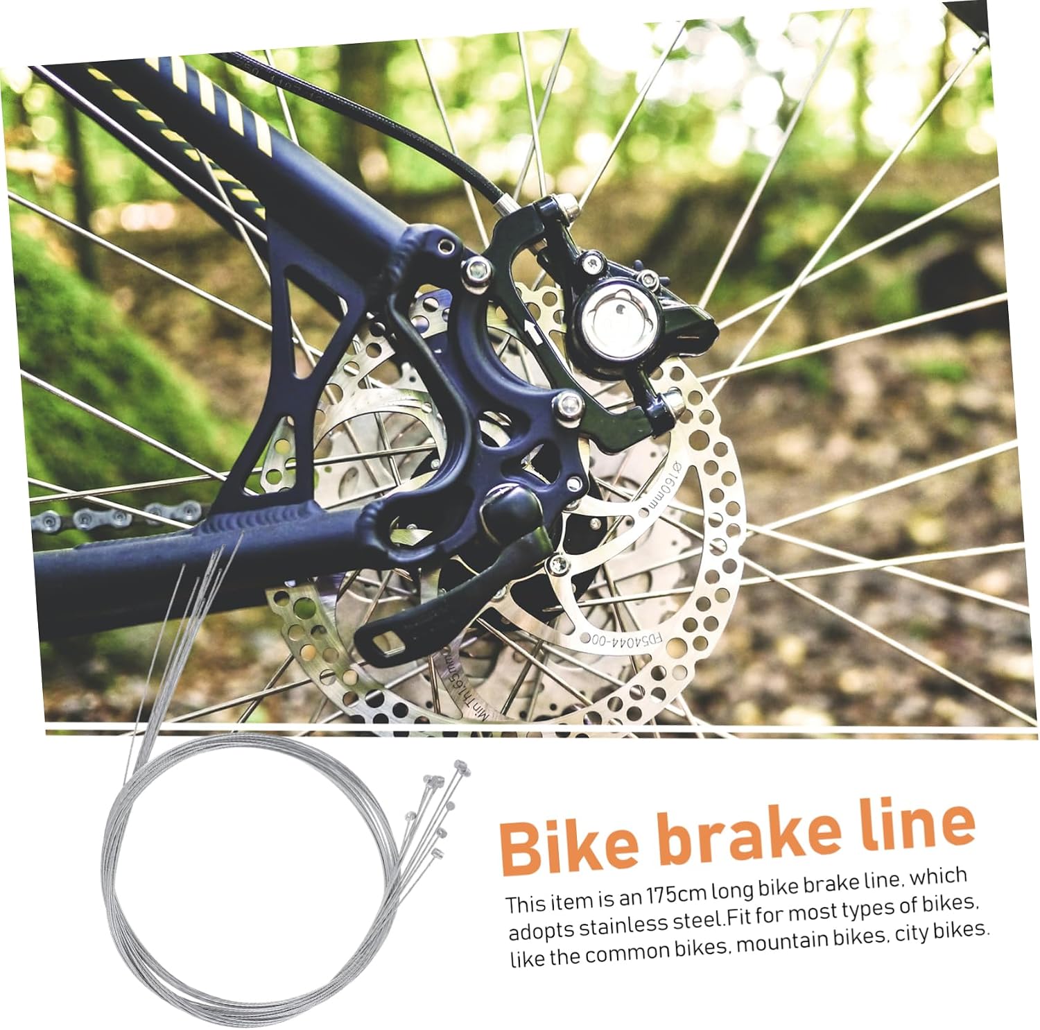 10pcs Brake Line for Mountain and Road Bikes Bicycle Brake Cables Compatible with Bike