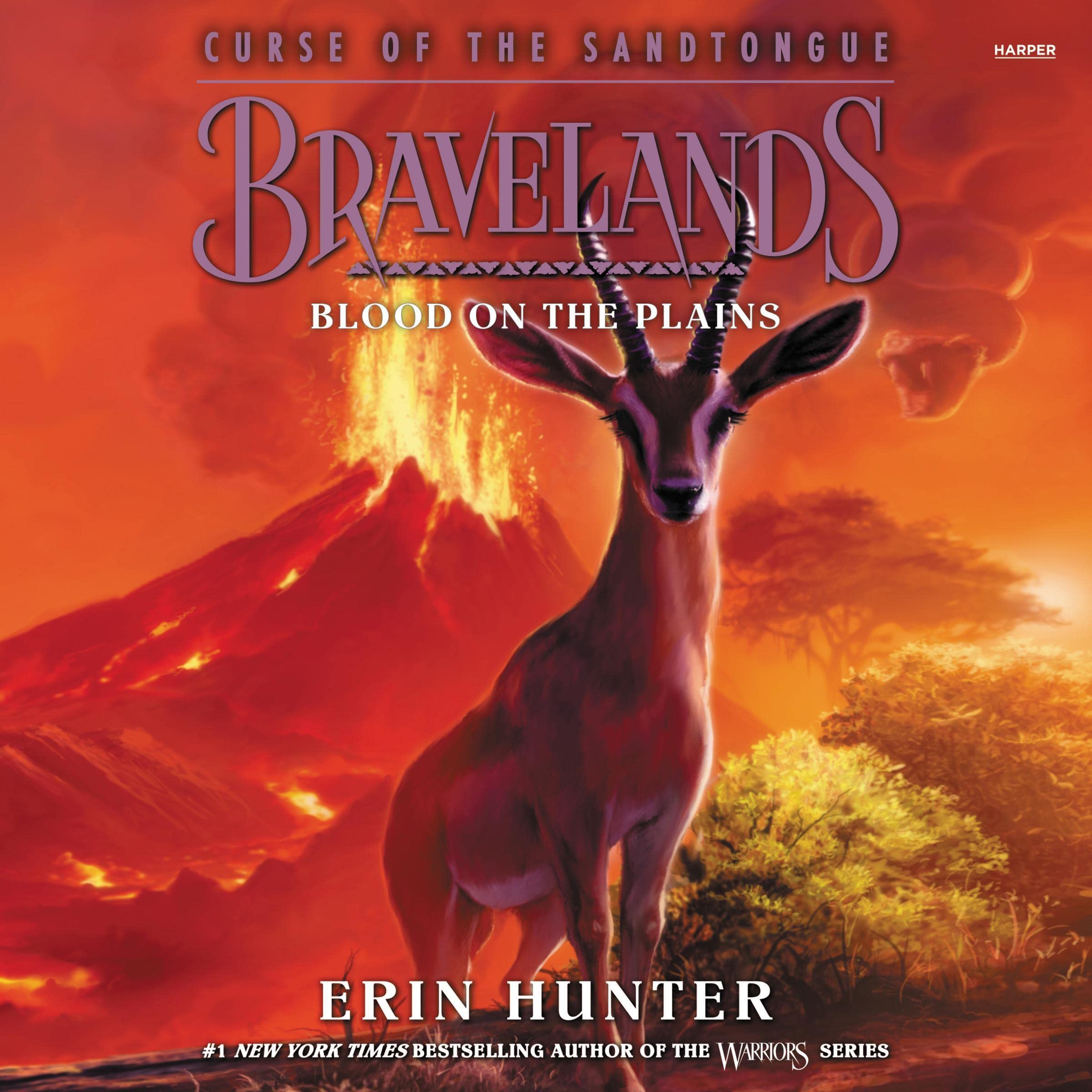 Cover art for Bravelands: Curse of the Sandtongue #3: Blood on the Plains