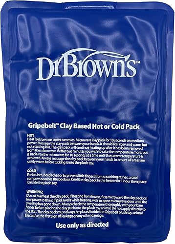 Miniatura 7 de Dr Browns Gripebelt para alivio de cólicos envoltura de abdomen térmica cinturón de envoltura de bebé para alivio de gases alivio natural para
