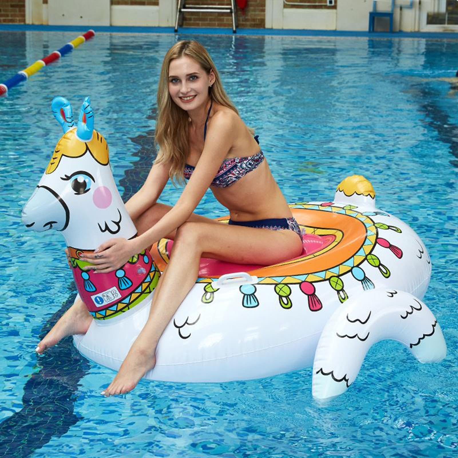 Galleggianti gonfiabili per piscina, divertenti, giocattoli da nuoto gonfiabili | Piscina galleggiante per adulti per l'estate, feste di compleanno, lago, fiume, all'aperto, giardino e viaggi