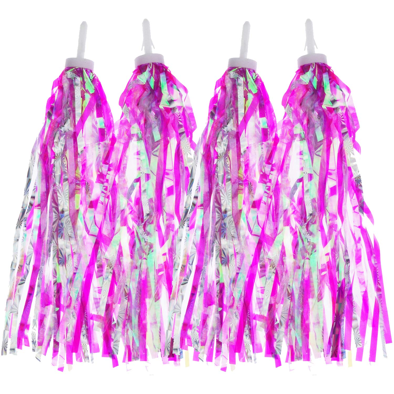 Kasteco 2 Pairs Bicycle Tassel Ribbon Bike Handlebar Scooter Streamers