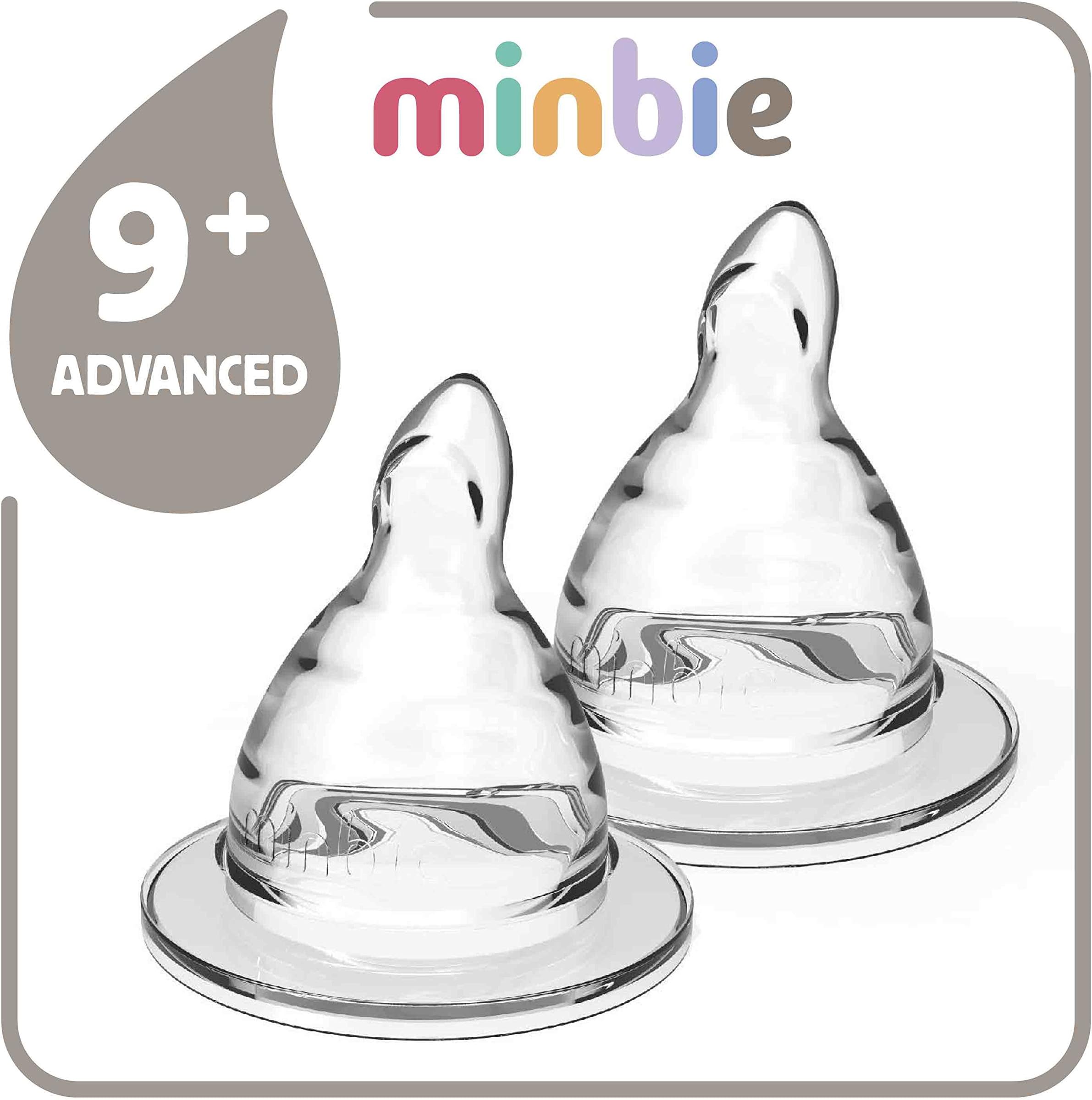 Minbie 9+ Months Advanced, 2 Nipples Included
