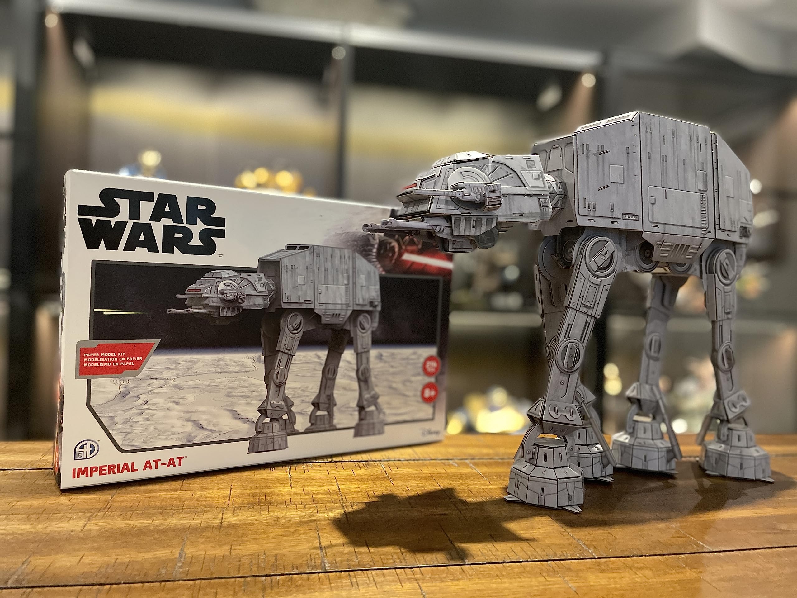 Kit De Modélisme Star Wars AT-AT 219 Pièces – Marcheur Impérial 42 Cm, Sans Outils, Dès 10 Ans