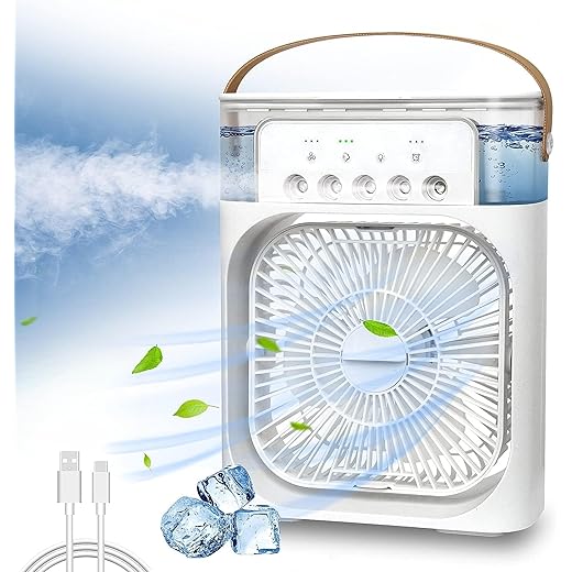 Drumstone USB Powered 3 in 1 Air Cooler Conditioner & Hu