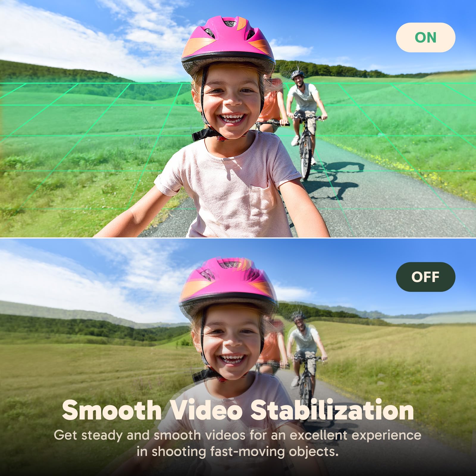 AKASO Mini kamera Action Cam 4K30FPS, 64 GB, przenośna kamera do vlogowania z wodoodpornością 3 m, nagrywanie 360 minut, kamera sportowa POV, vlog, zwierzęta domowe (Keychain3)