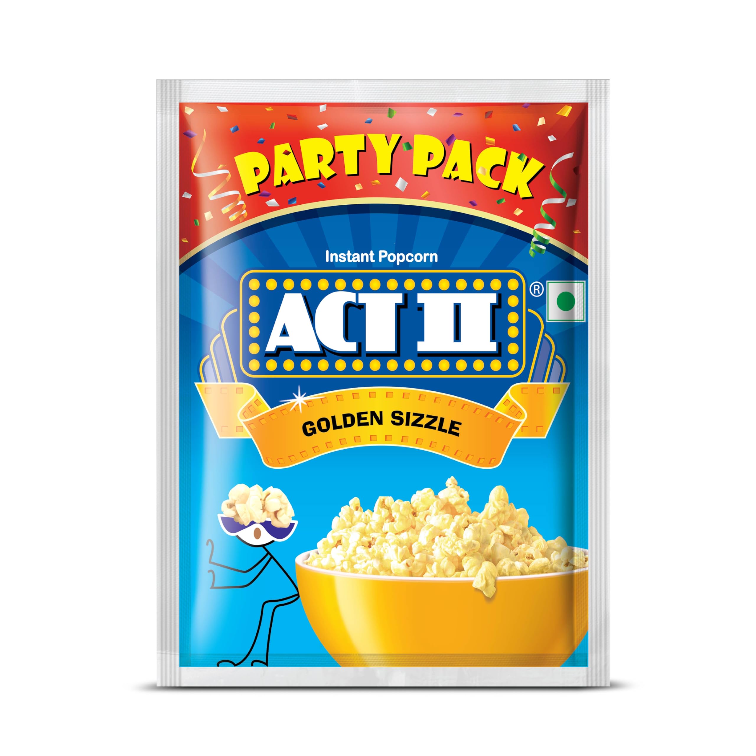 ACT II Instant Golden Sizzle Popcorn, 150g