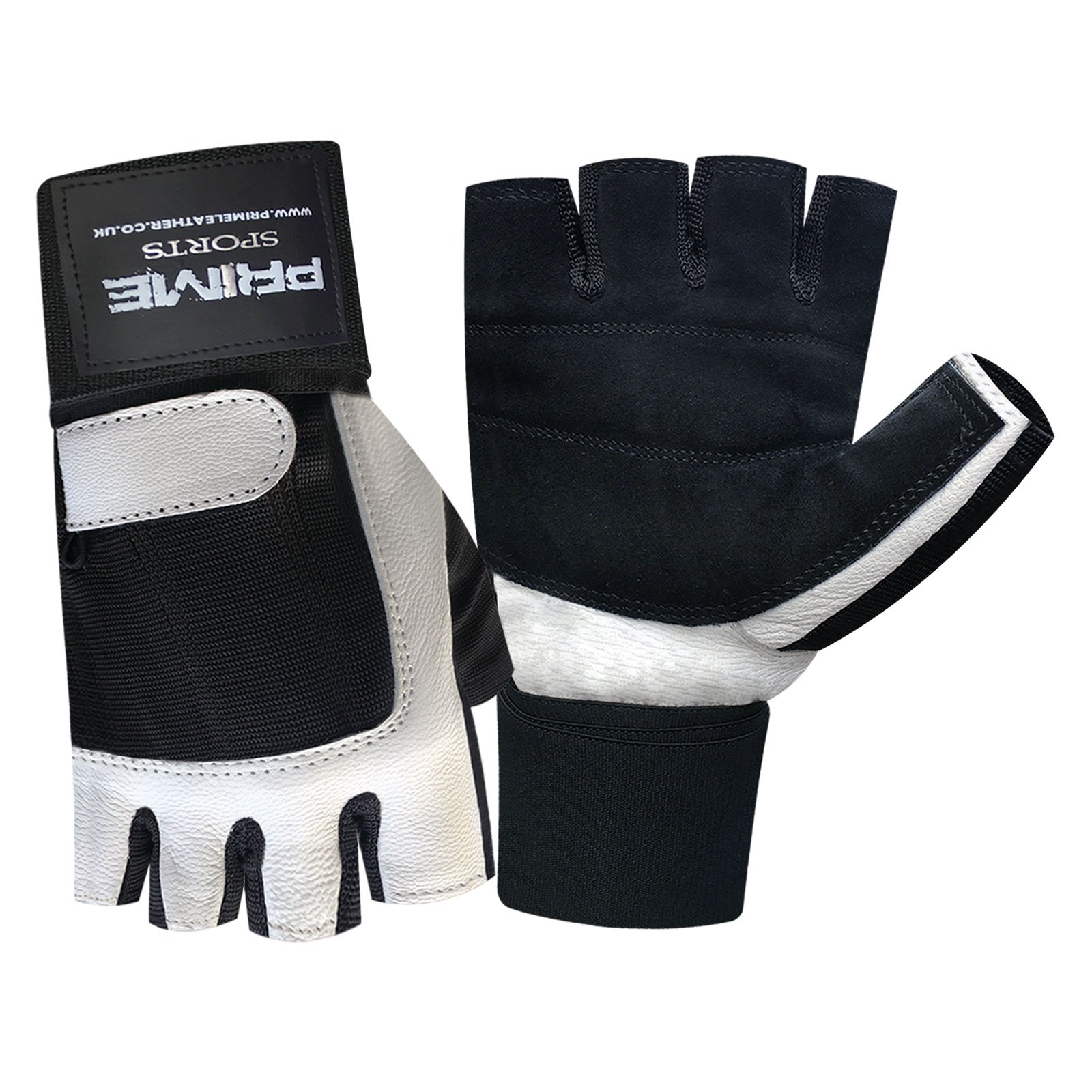 Prime Leather Guanti Palestra Sollevamento Pesi In Pelle