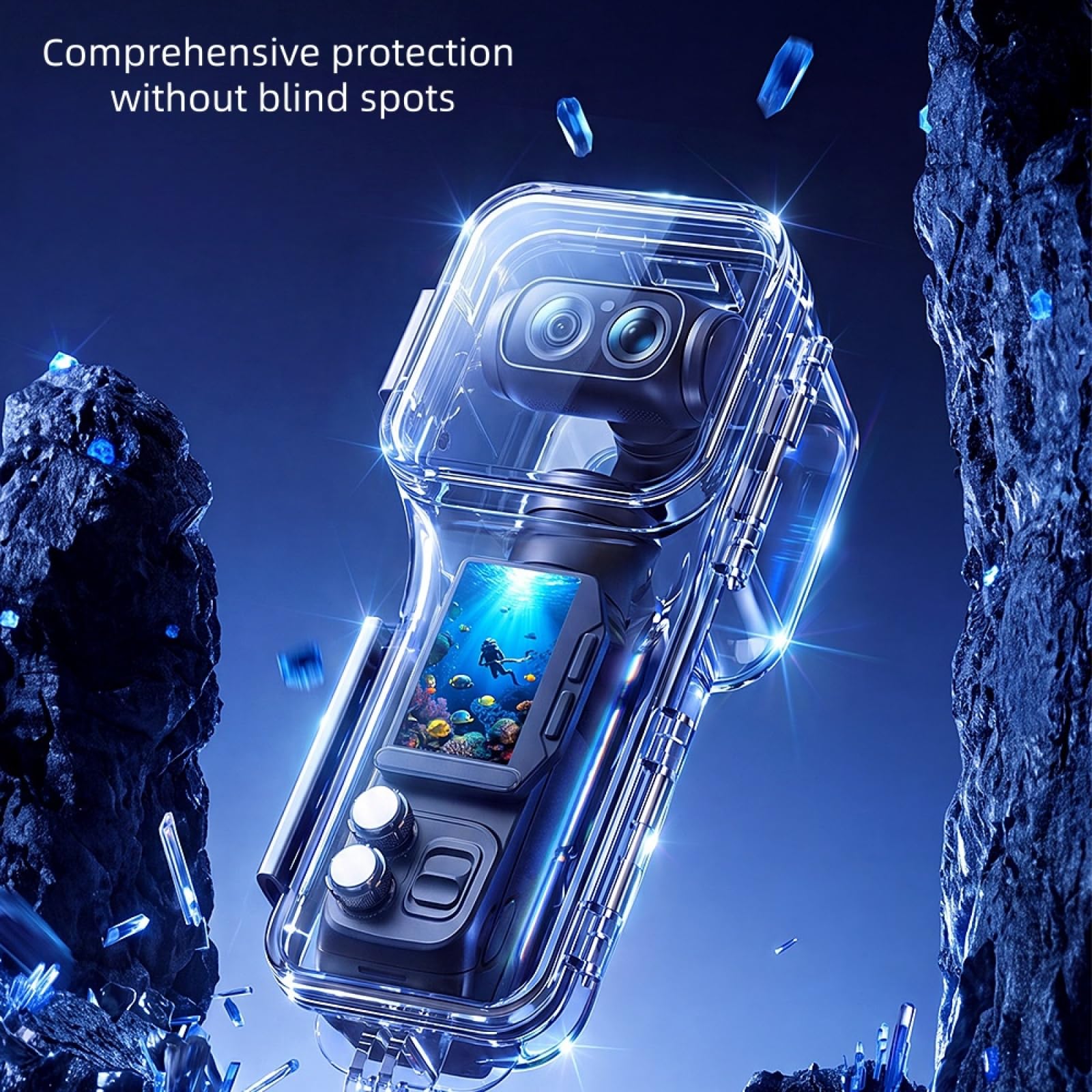 Custodia Impermeabile 60M per Insta360 Luna Ultra – Housing Subacqueo