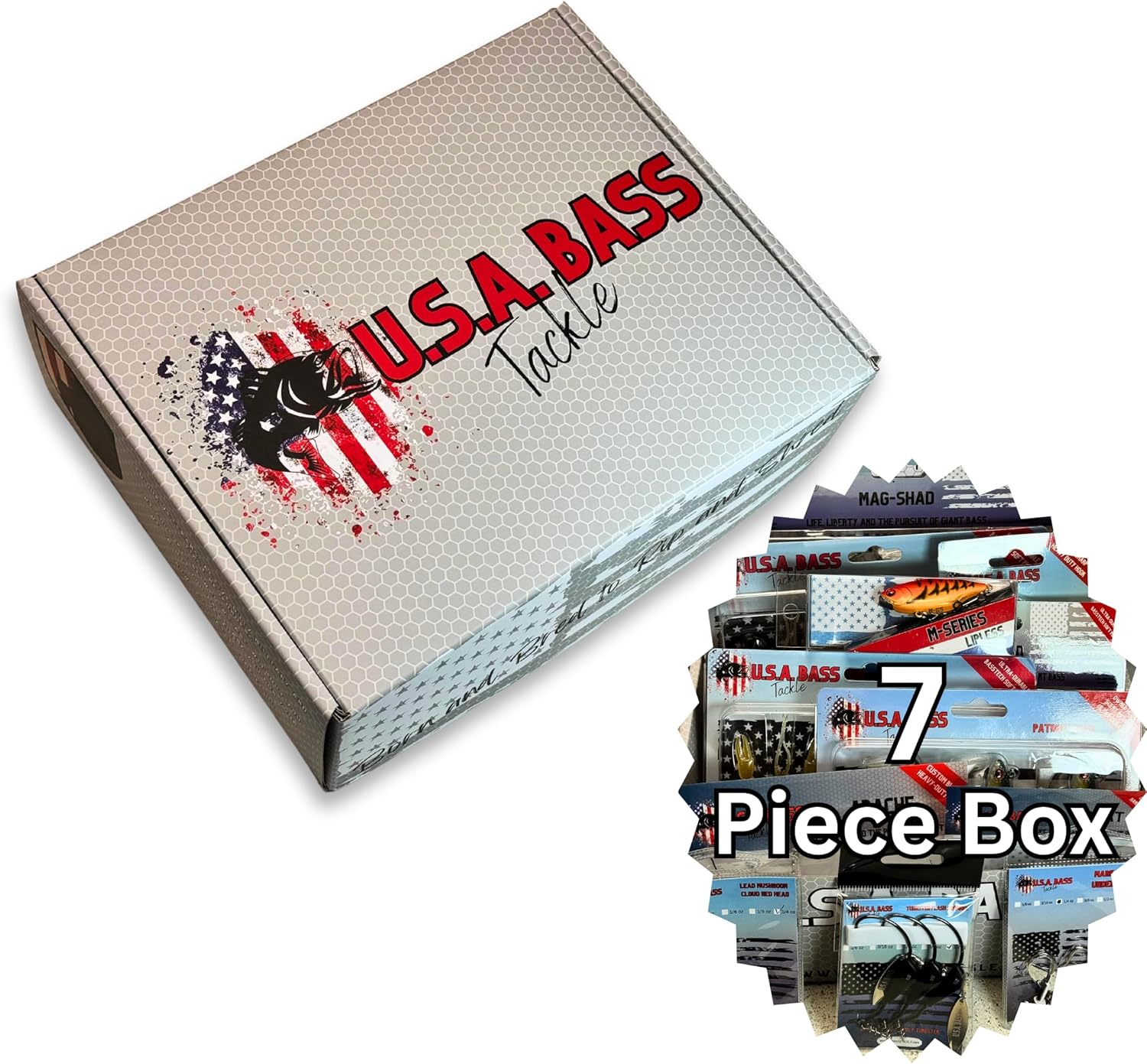 5 Star Freshwater Fishing Kit, Lures for Bass (Captain)