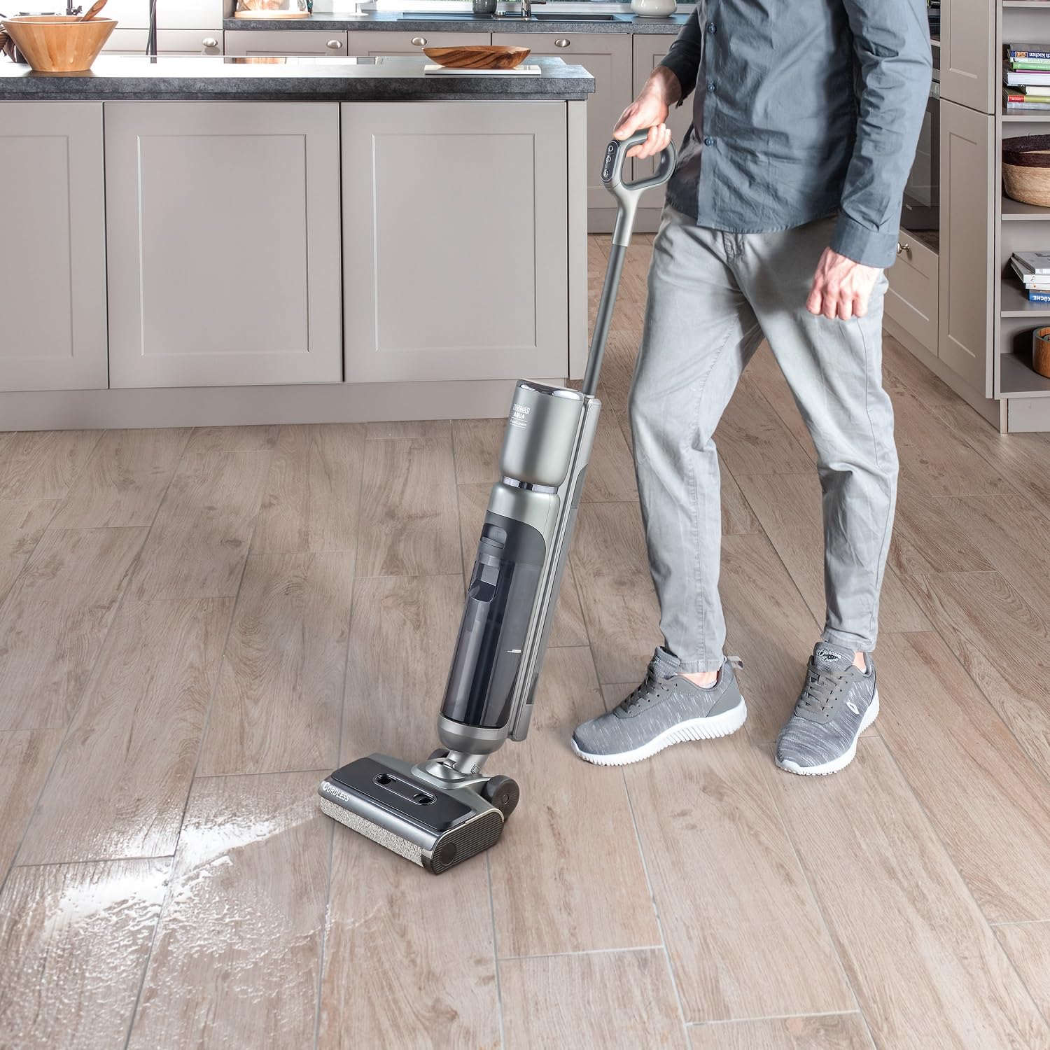 THOMAS Aqua FLOORCLEANER Cordless, Anthrazitgrau, Anthrazit