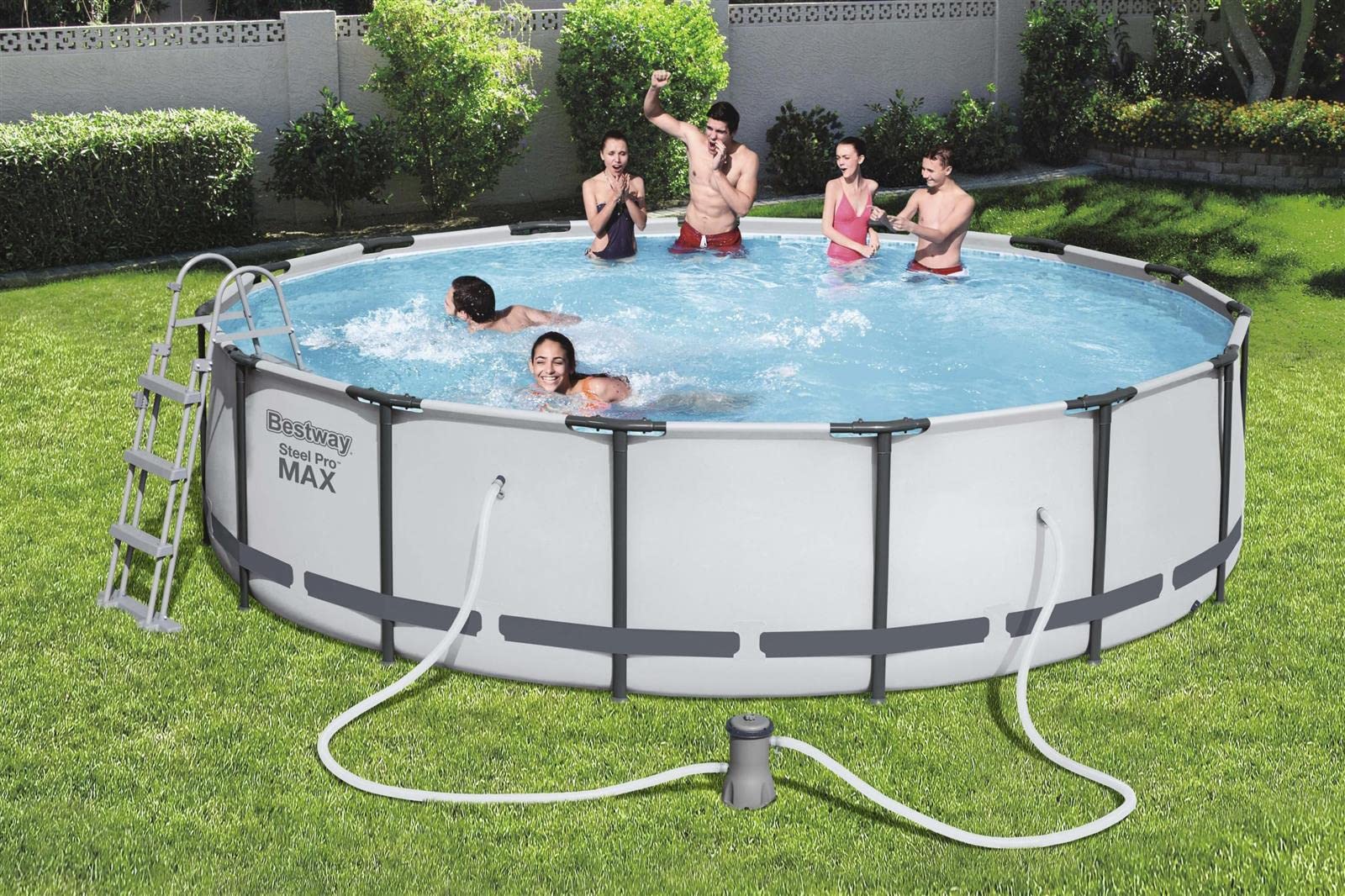 Flowclear BestWay 58386 - Set di pulizia della piscina, 3.028 l/h pompa + filtro pompa