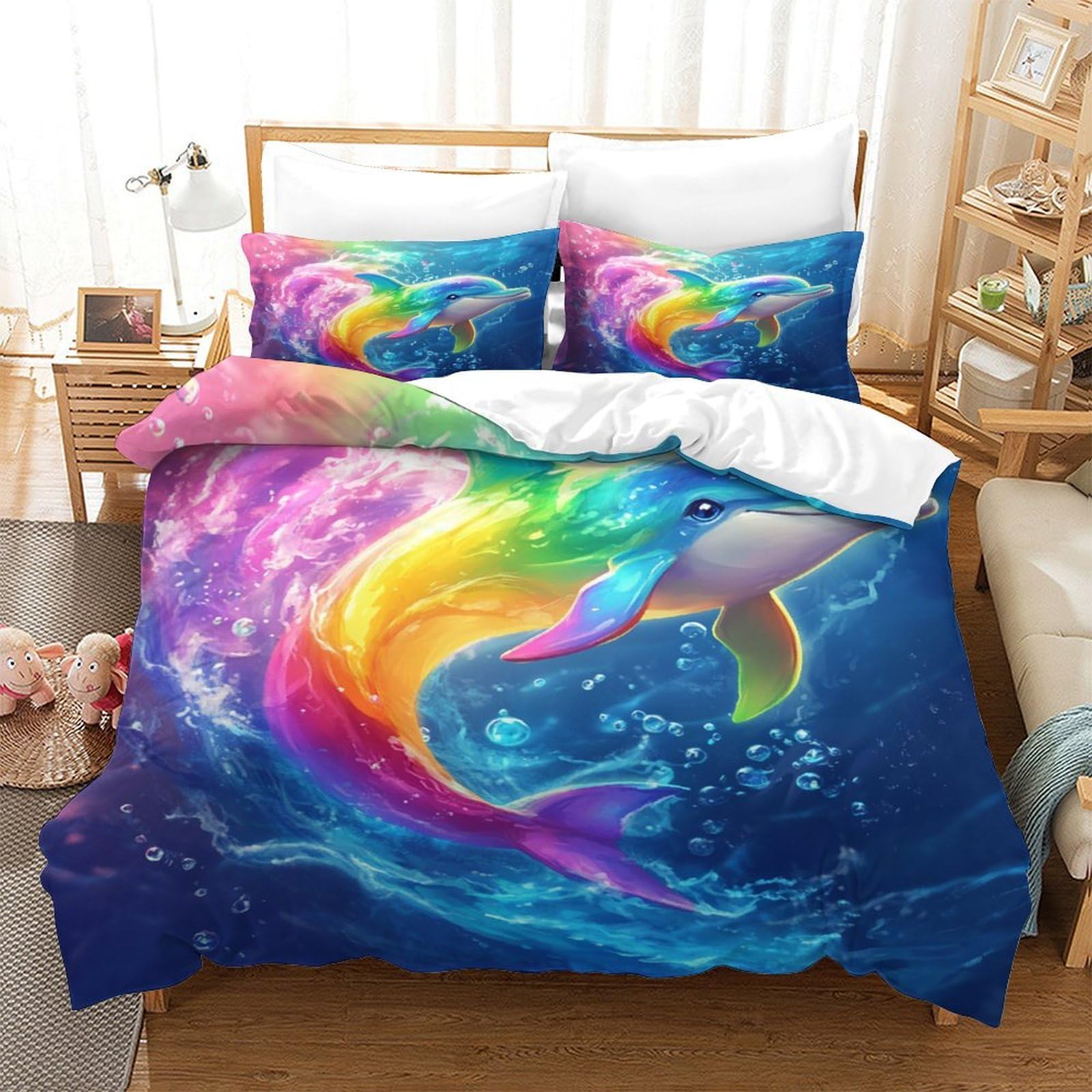 Housse de couette cráneo 3D microfibre anti-plis à fermeture éclair