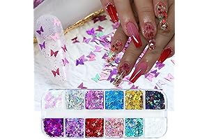 3D Butterfly Nail Sequins