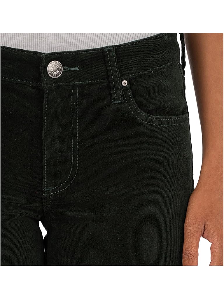 Green KUT from the Kloth Catherine Boyfriend 5 Pockets in Dark Forest