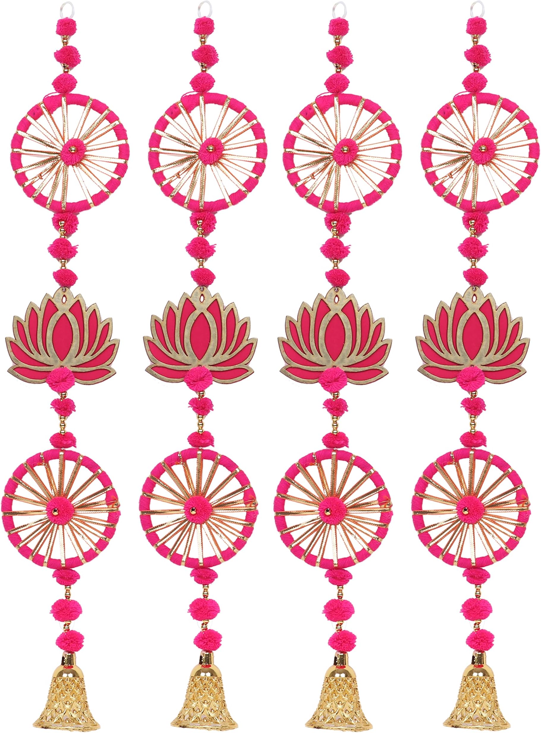 Smizzy Door Hangings for Decoration/Wall Hangings for Haldi Mehandi Temple Decor | Pooja Room Decoration Items | Back Dropper | showpiece for Home Decor