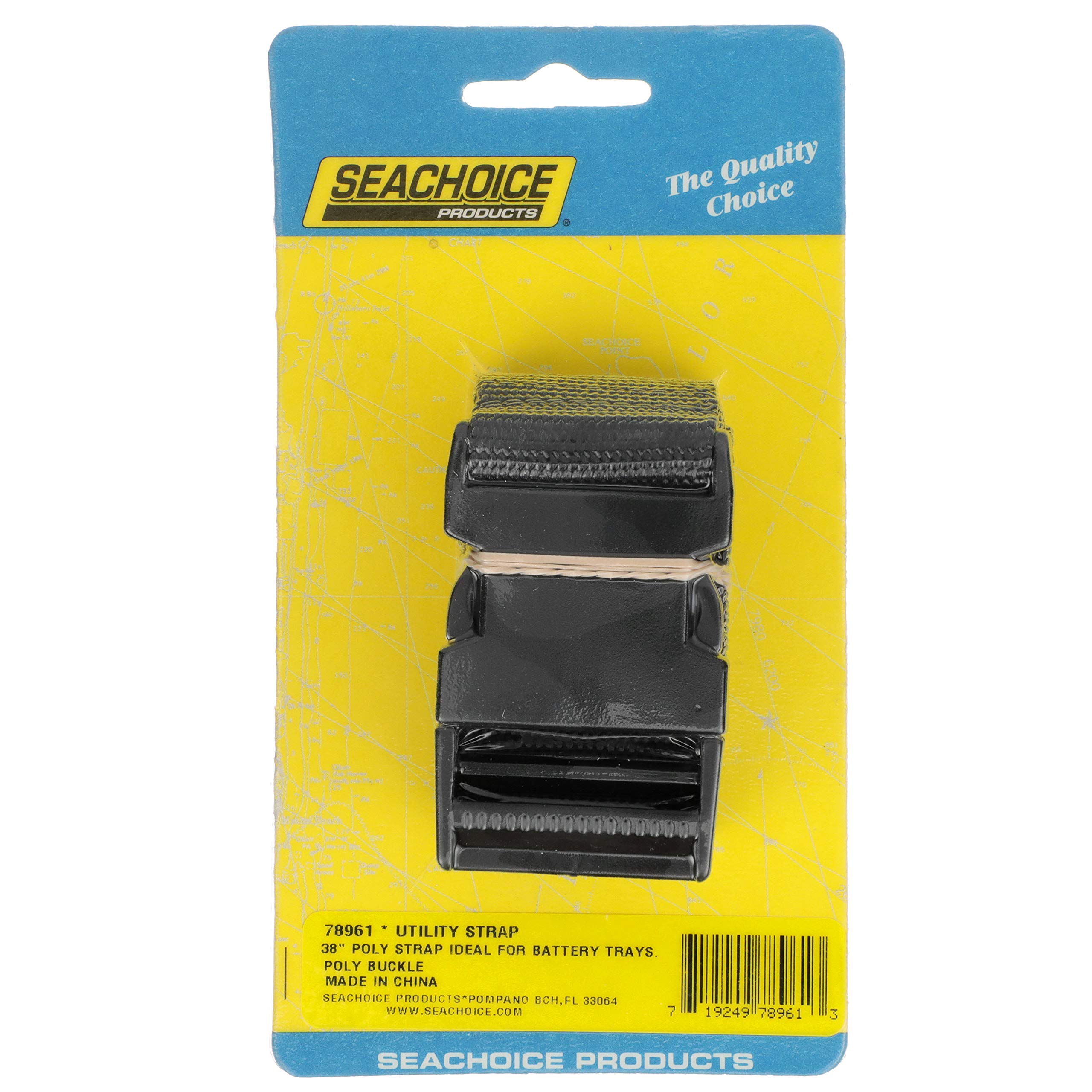 SEACHOICE Geschlechtsneutral 78961 Boots-Hardware-und Wartungsbedarf, Schwarz, Einheitsgröße