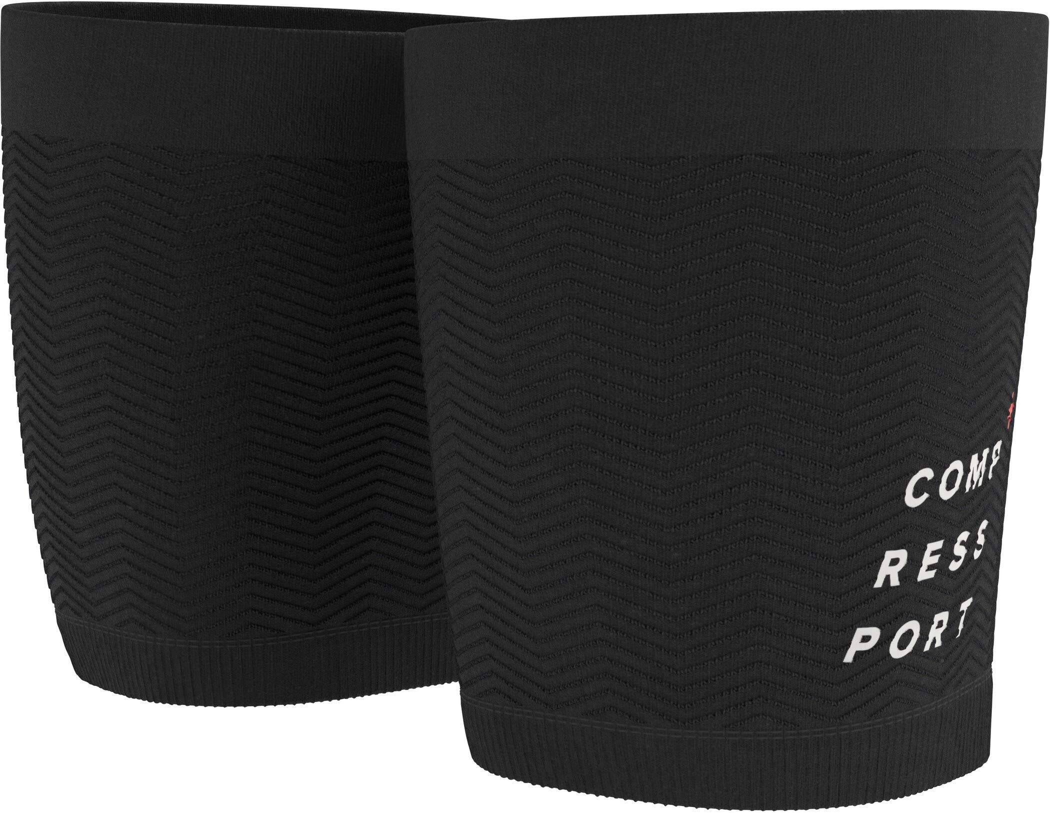 COMPRESSPORT Under Control Quad 2021 - Calentadores para piernas, color negro