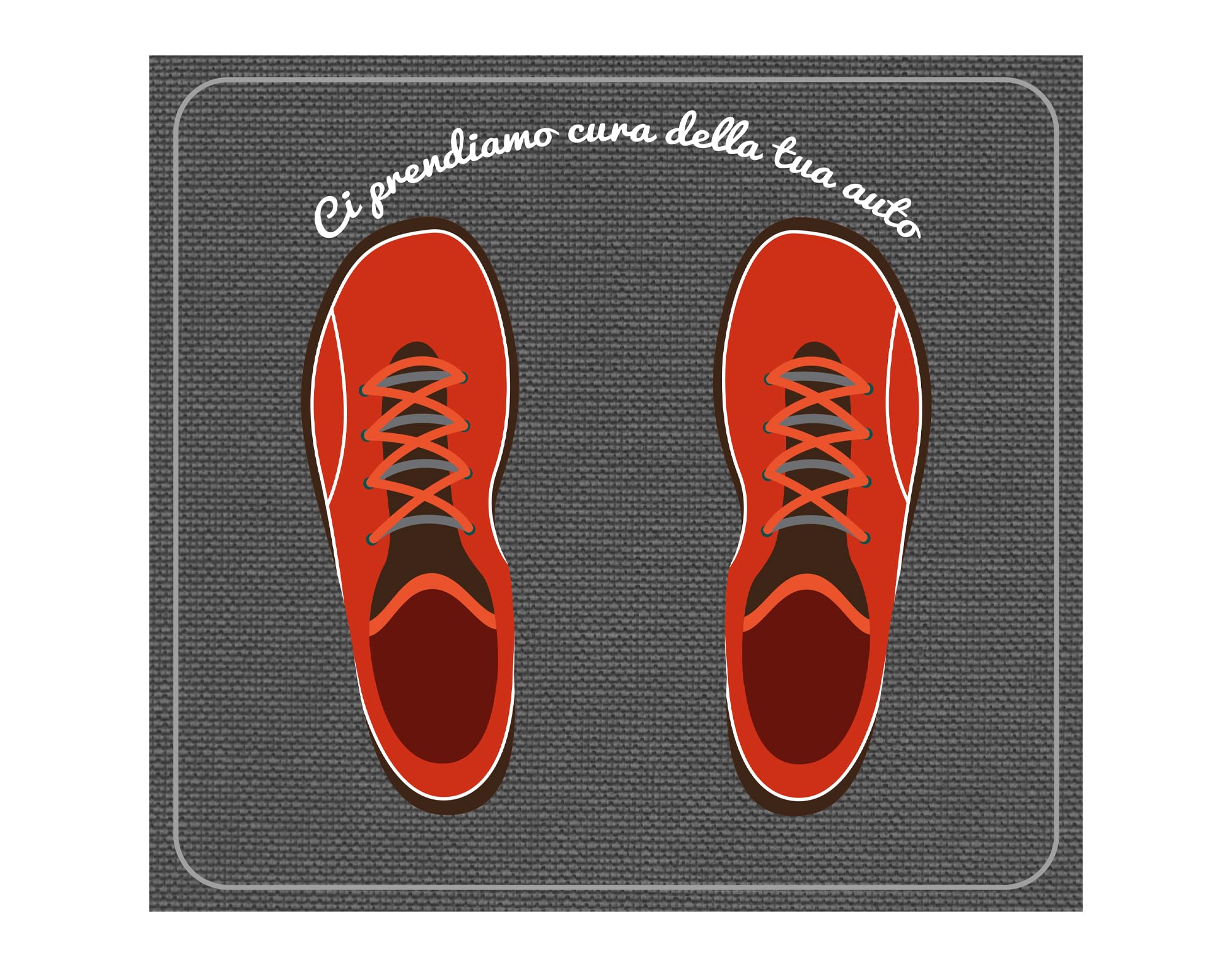 Tappetini in Carta per Auto Scarpe Rosse (100)