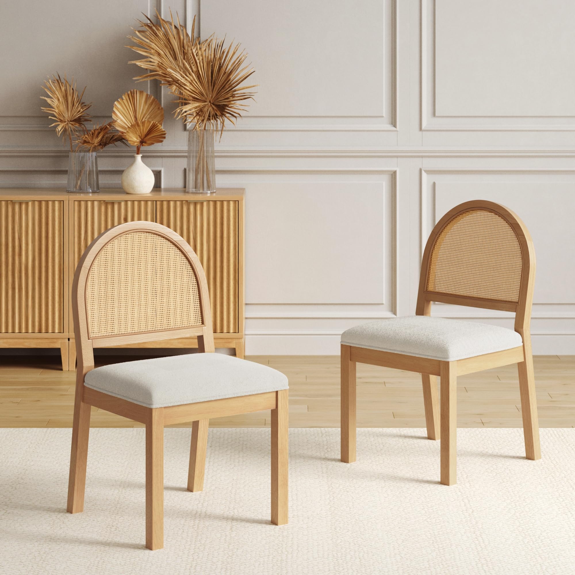 Amazon.com - Nathan James Bailey 19 in. Boucle Dining Chair 