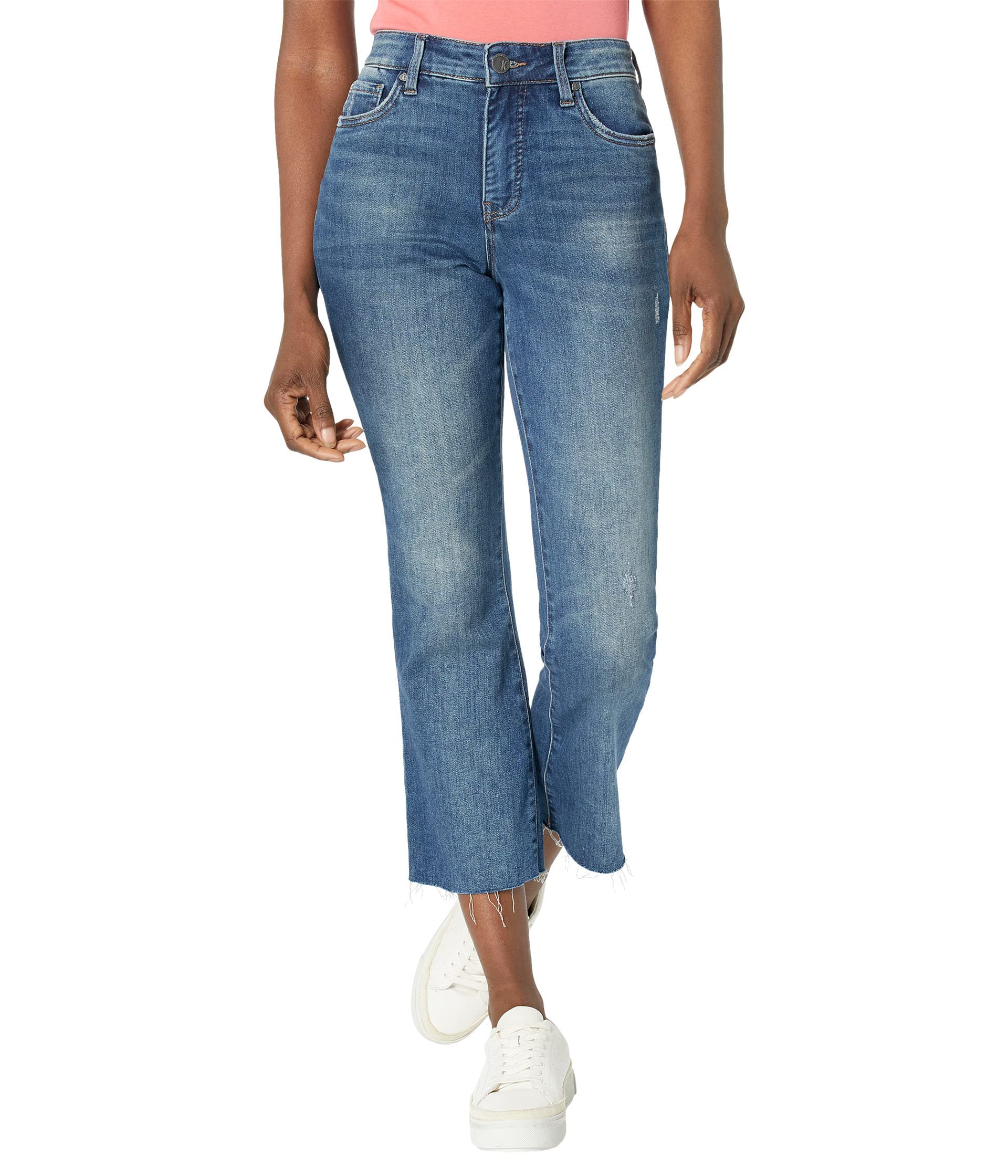 KUT from the KlothKelsey High-Rise Fab AB Ankle Flare in Congruent