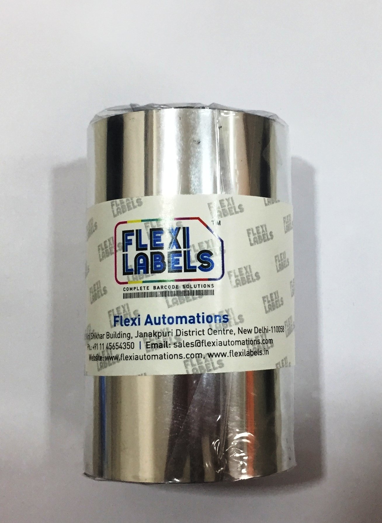 Flexi Labels Thermal Transfer Ribbon for Barcode printers-105 mm x 300 Meters / 1” Core