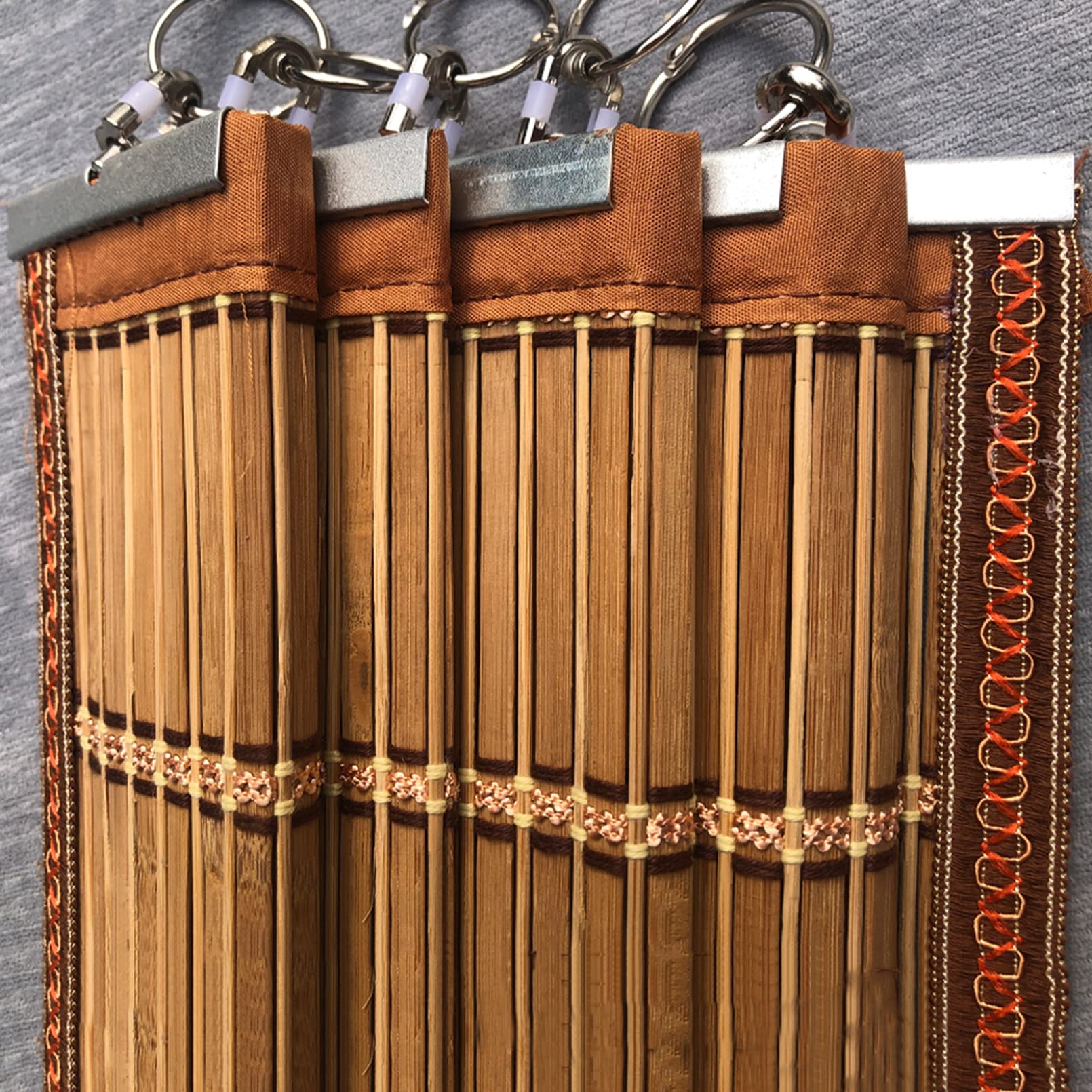 Rideaux occultants à œillets avec protection UV pour porte pliante et porte coulissante - Séparateur de pièce pour terrasse, balcon, jardin - 200 x 100 cm (l x H)