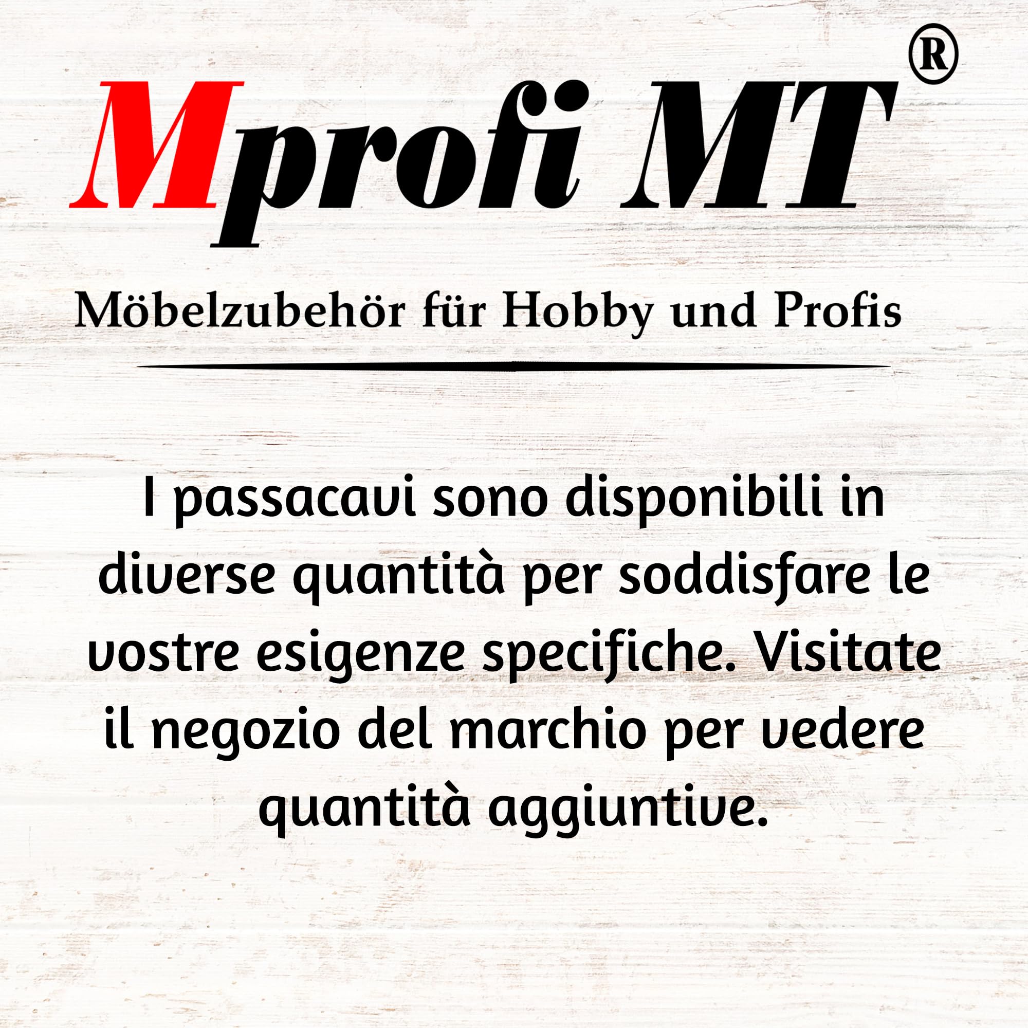 Mprofi MT® 2 Pezzi | Passacavi per Scrivania Argento Ø80mm | Organizzatore per Mobili per Ufficio | Passacavi in Plastica | Organizzatore per Scrivania | Scatola Cavi | Tappo Passacavi Per Scrivania