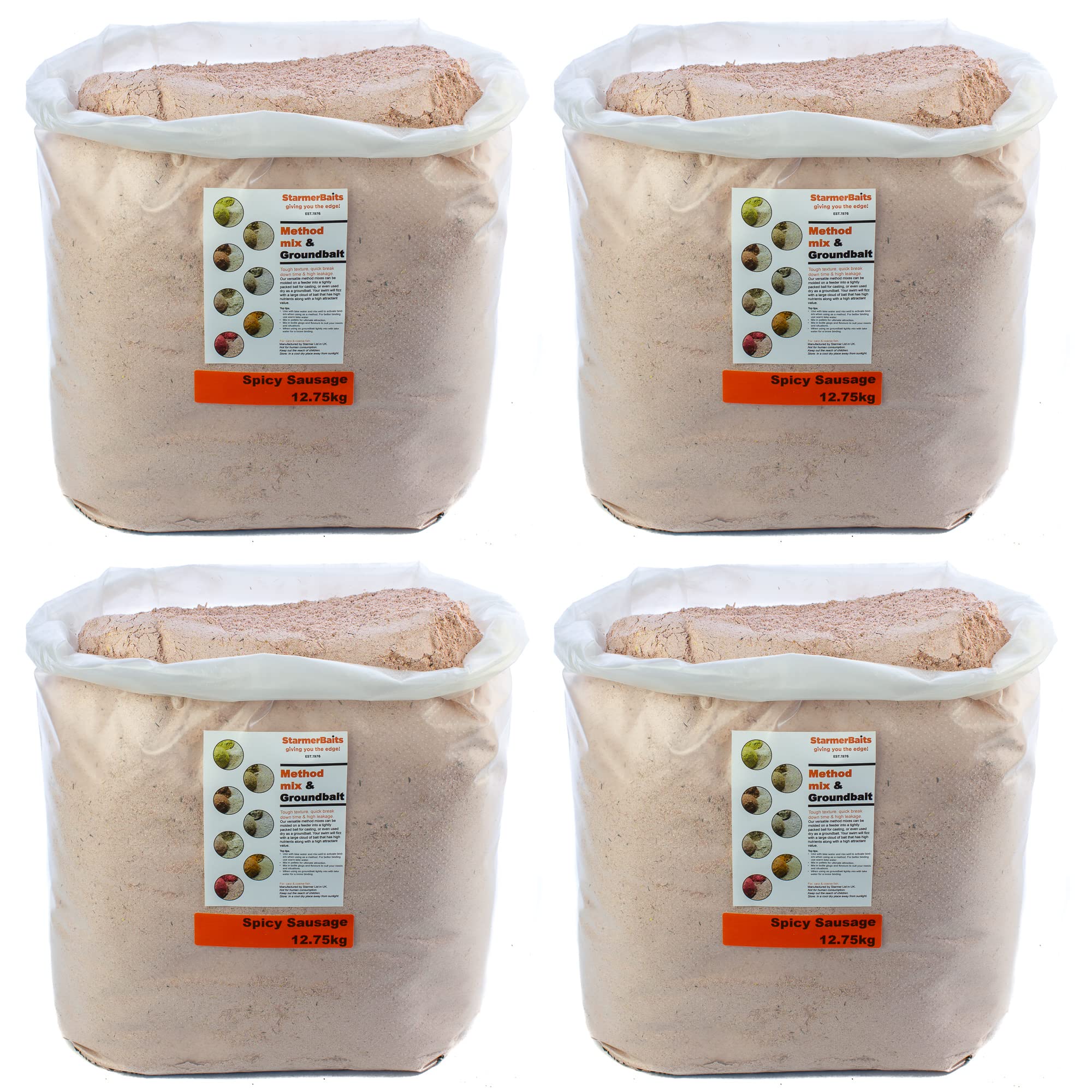 STARMER BAITS GIVING YOU THE EDGE! EST. 1976 Spicy Sausage method mix / 50kg
