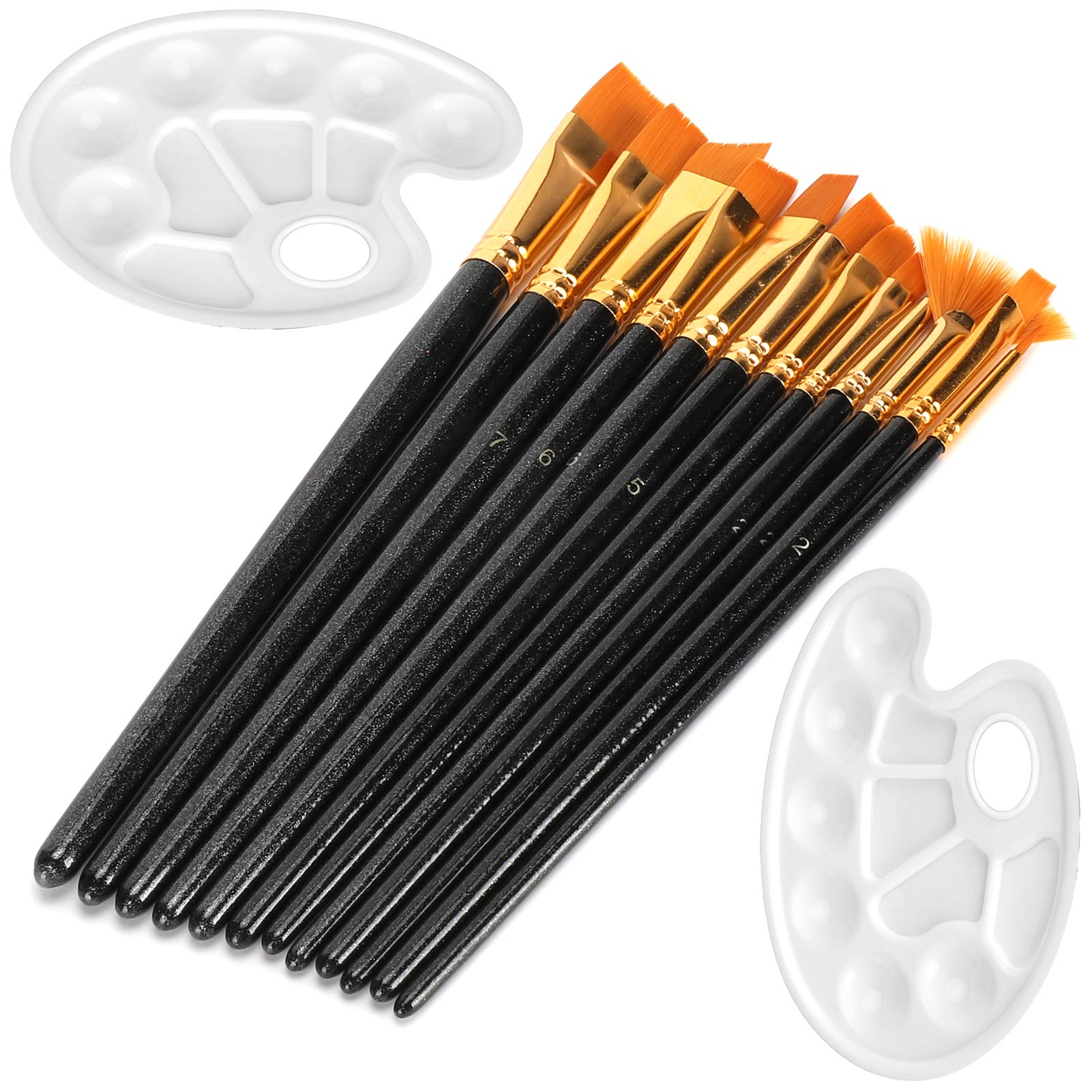 PACK DE 5 Bacs à Palettes De Peinture, Palette De Peinture, 10