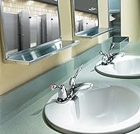 Vista 2 de Moen 8810 Commercial M-Bition - Grifo de baño central de 4 pulgadas con colador de rejilla, 1.5 gpm, cromado