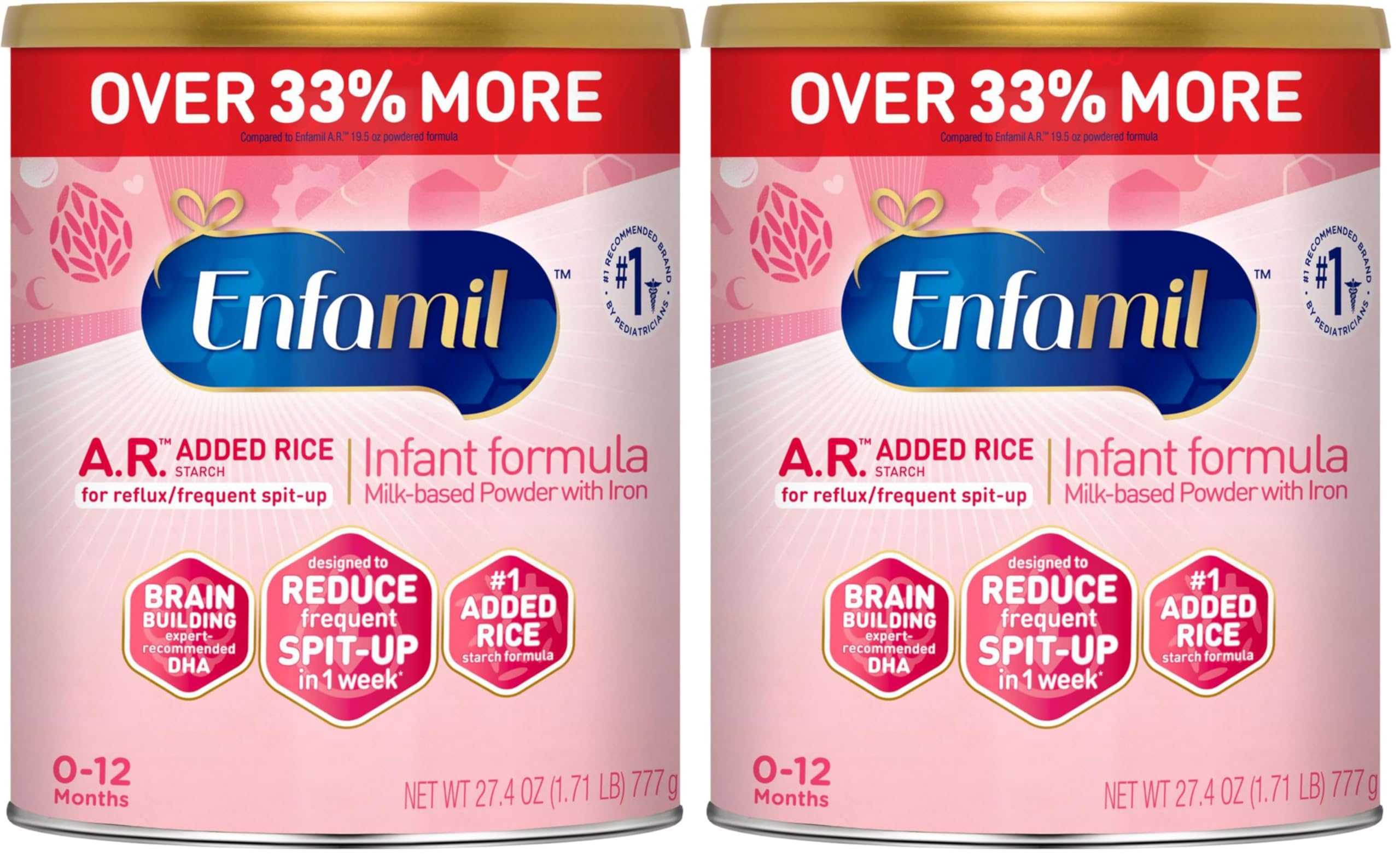 Enfamil A.R. Powder (Pack of 2)