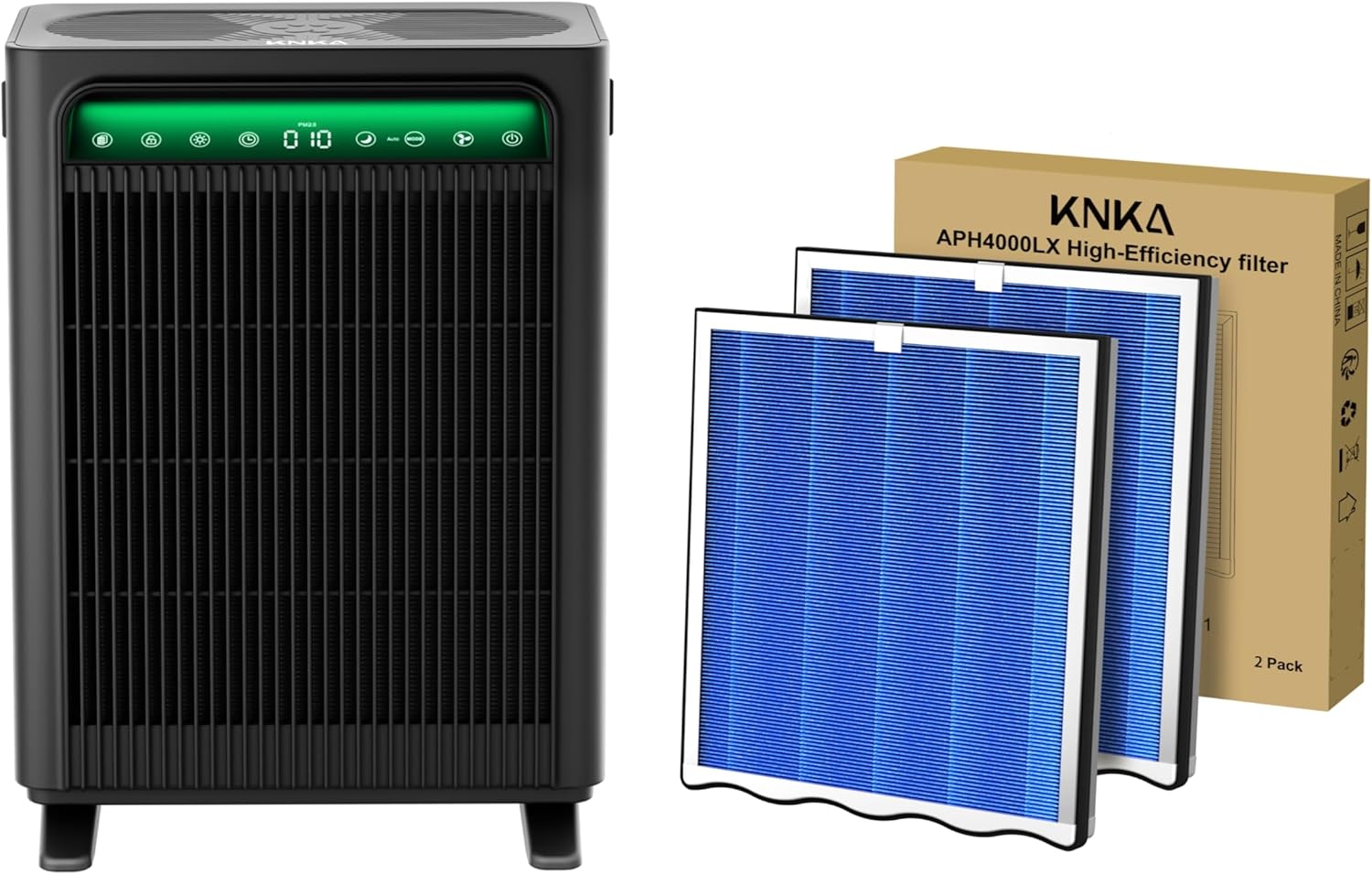 APH4000 Air Purifier with Genuine Pet Care Air Purifier Replacement Filter 2 Pack