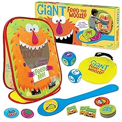 Peaceable Kingdom Giant Feed The Woozle Cooperative Game - Ages 3 and Up