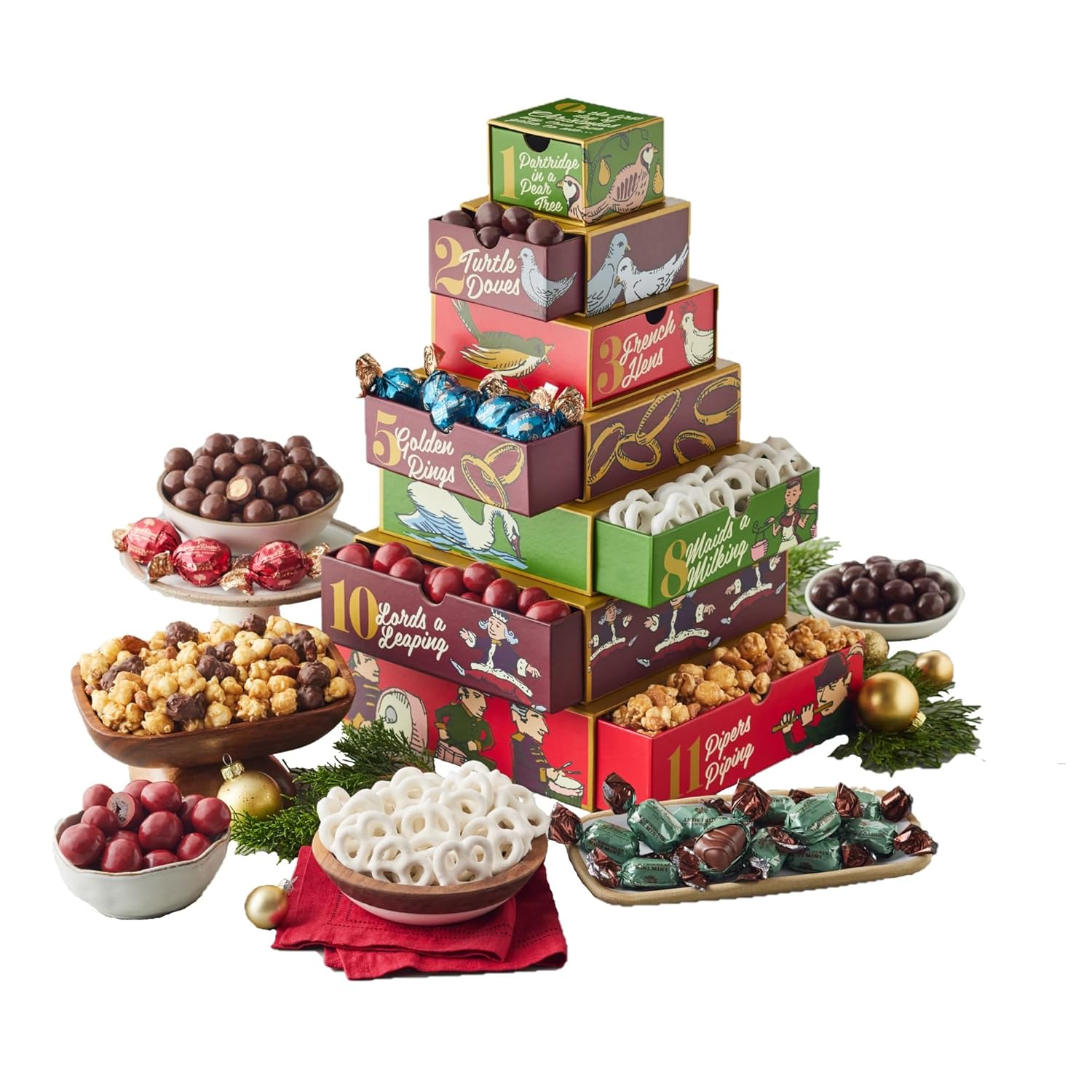 Harry & David 12 Days Of Christmas Tower, Christmas Gift