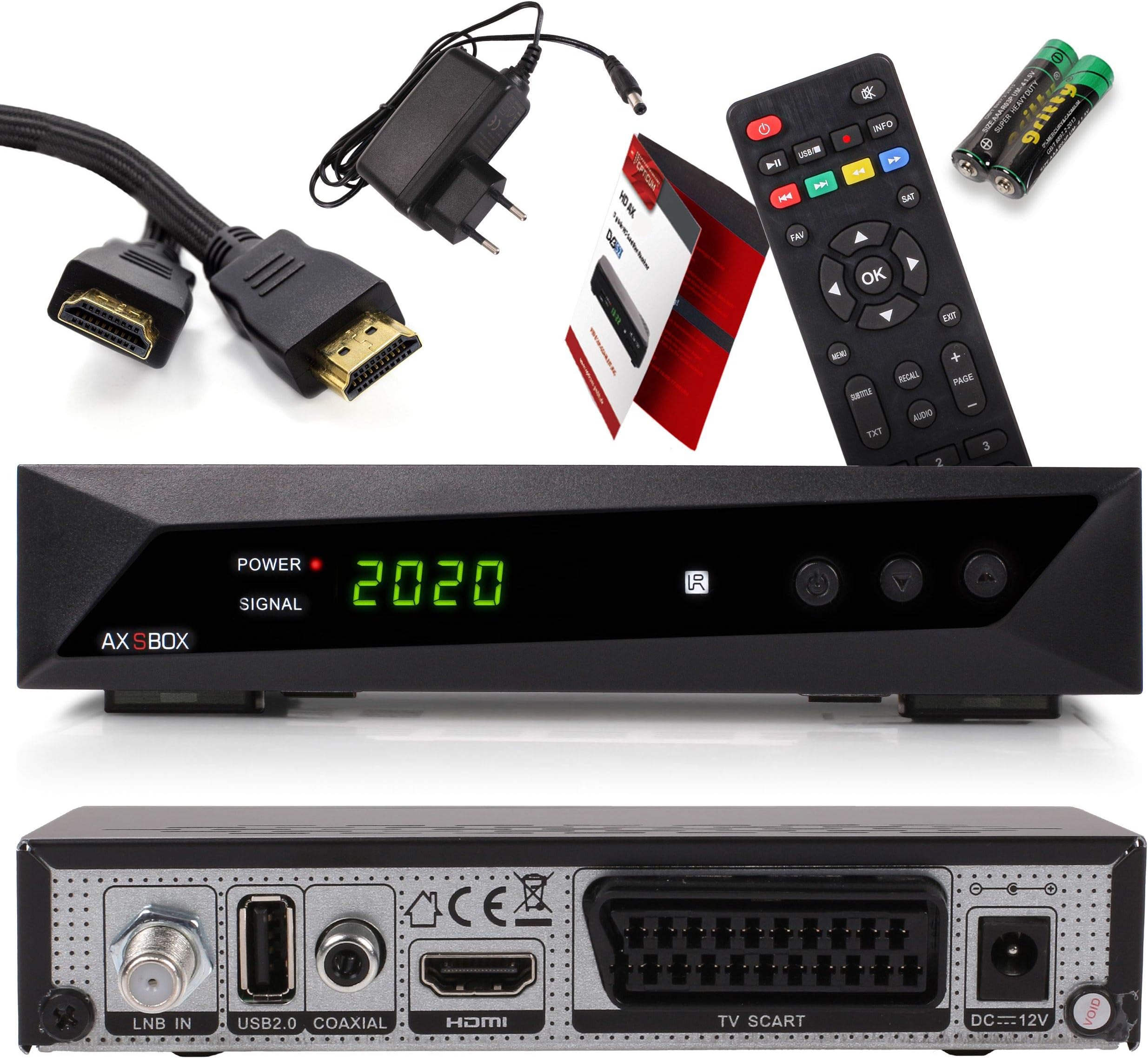 Humax Sat Receiver Mit Hd+ Karte Humax Digital HD Fox digitaler HD Satellitenreceiver mit 1TB Festplatte