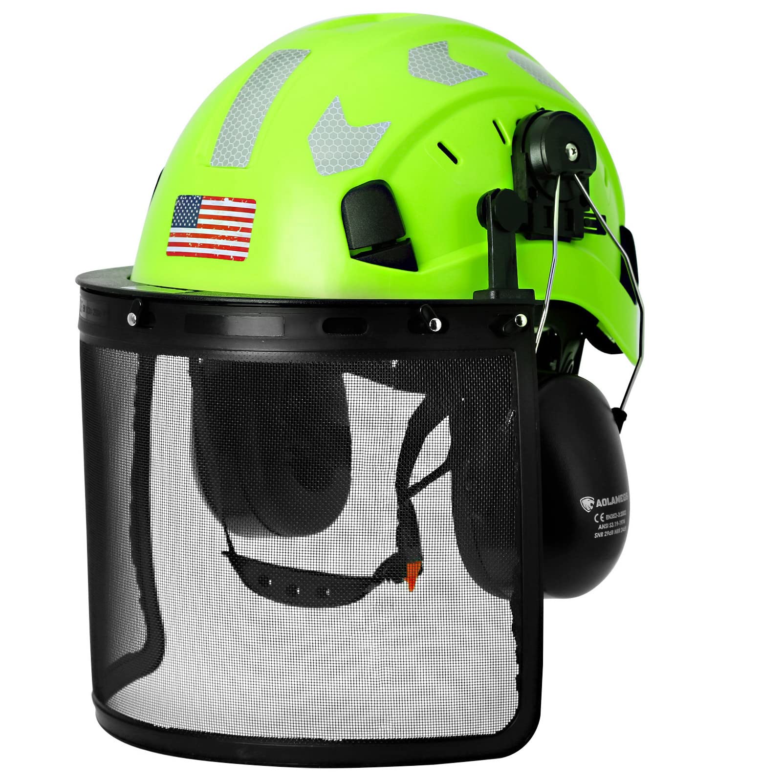 Buy AOLAMEGS Construction Hard Hats with Visor OSHA Approved