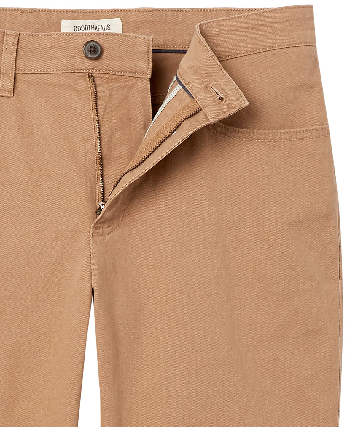 Amazon Essentials Pantalón Chino Elástico Cómodo con 5 Bolsillos y de Ajuste Recto (Previamente Goodthreads) Hombre