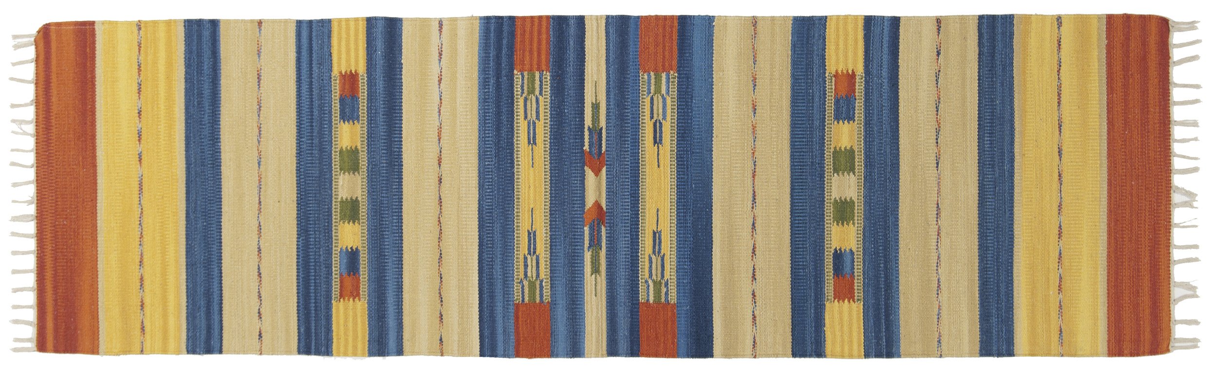 Galleria Farah1970 - 200x60 CM Kilim Autentico, Originale e Fatto a Mano Ideale Per il Corridoio , Ufficio , Seconda Casa e la Cucina ( LAVABILE IN LAVATRICE )