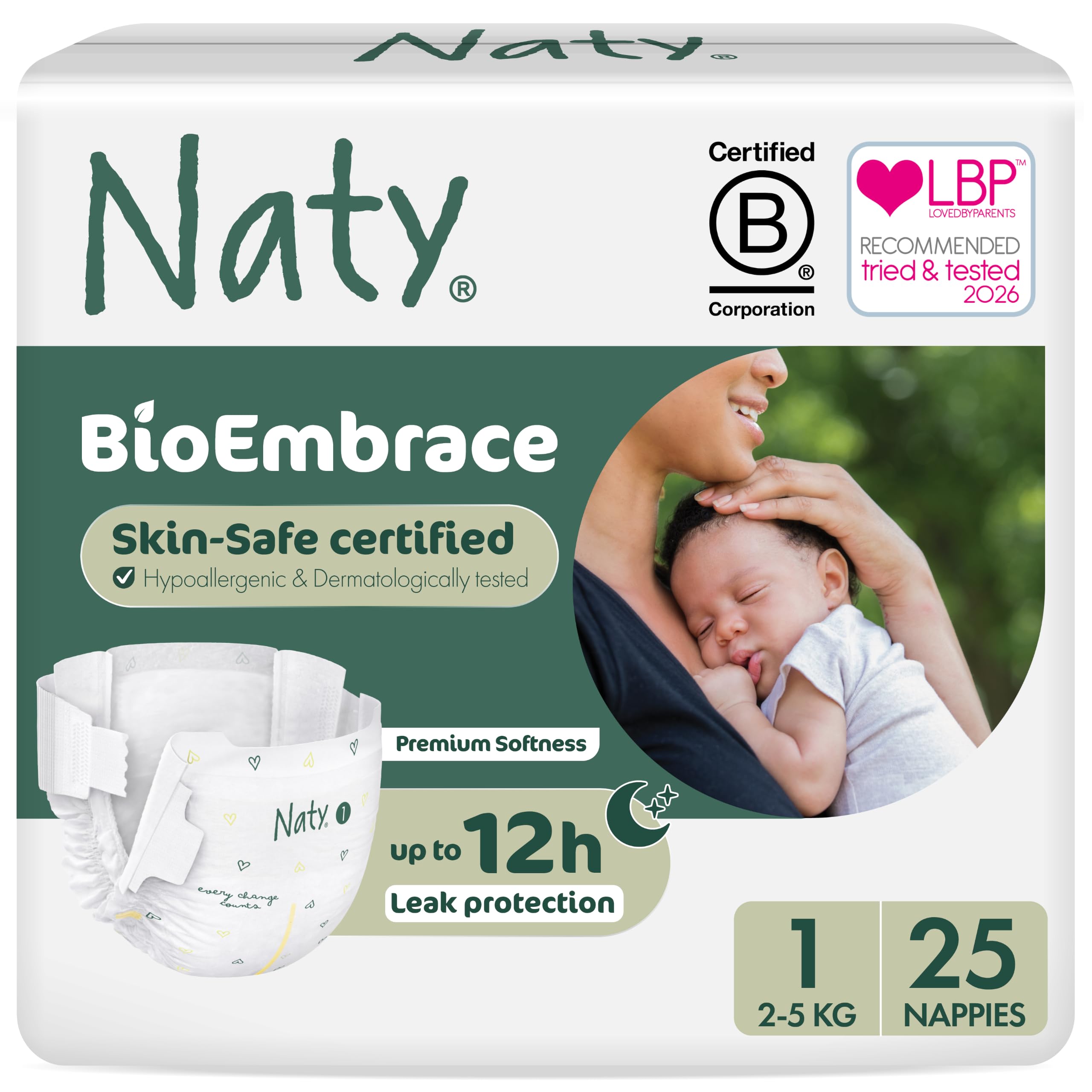 ECO by Naty Nappies: Size 1