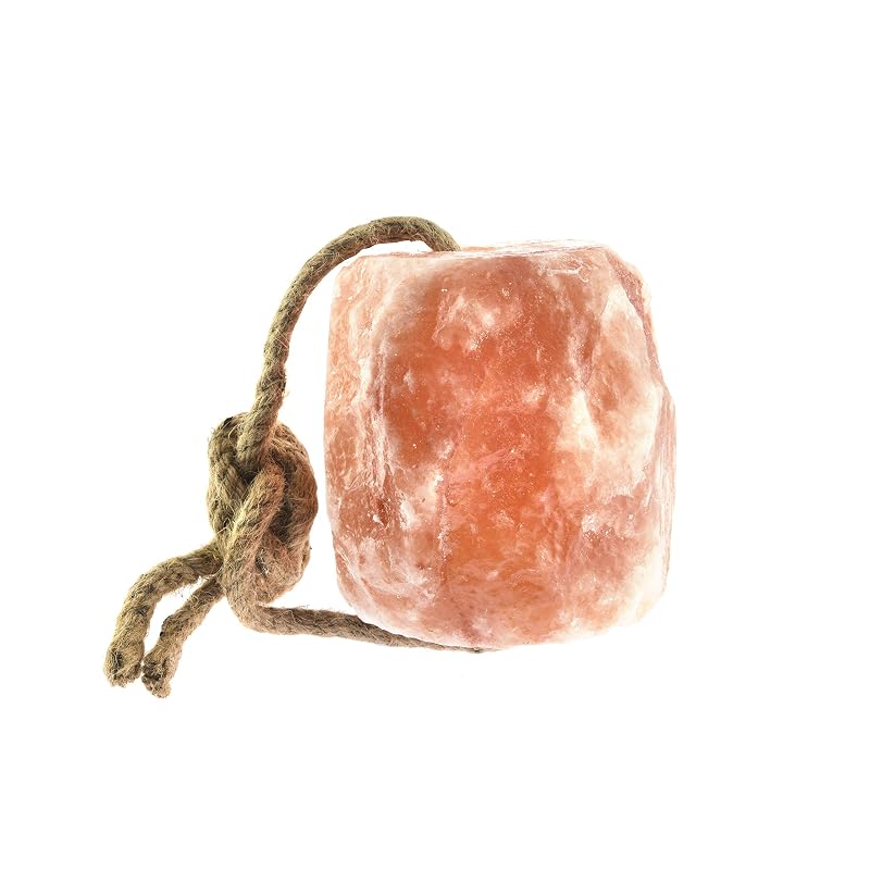 Lambedor de Sal do Himalaia para Cavalos com Corda UMAID 2,72 kg