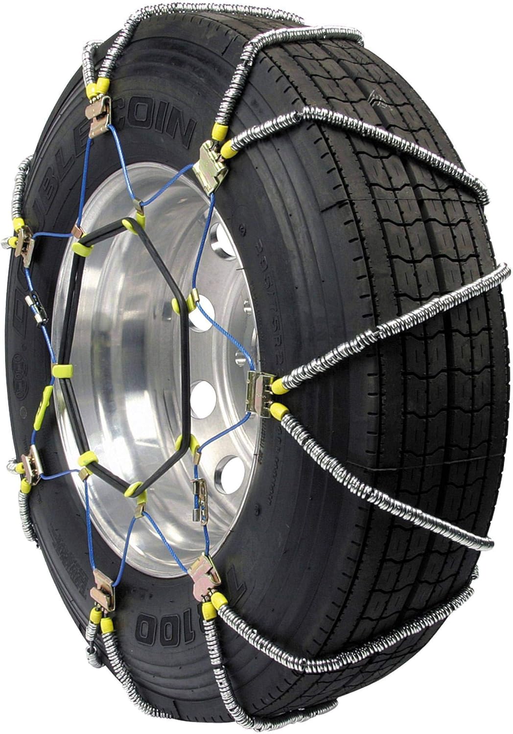 SCC ZT859 Super Z Heavy Duty Truck Single Tire Traction Chain - Set of 2