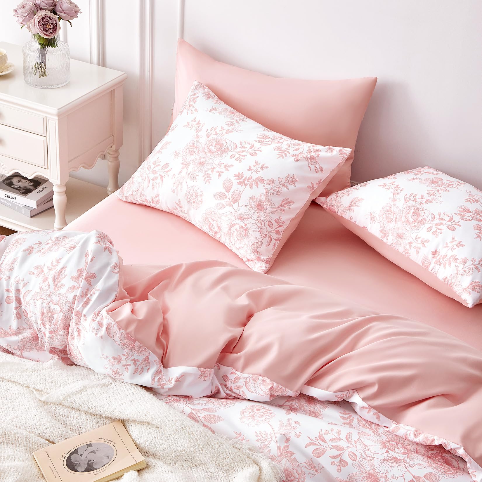 Wake In Cloud Floral Comforter Set - Cottagecore Style -6