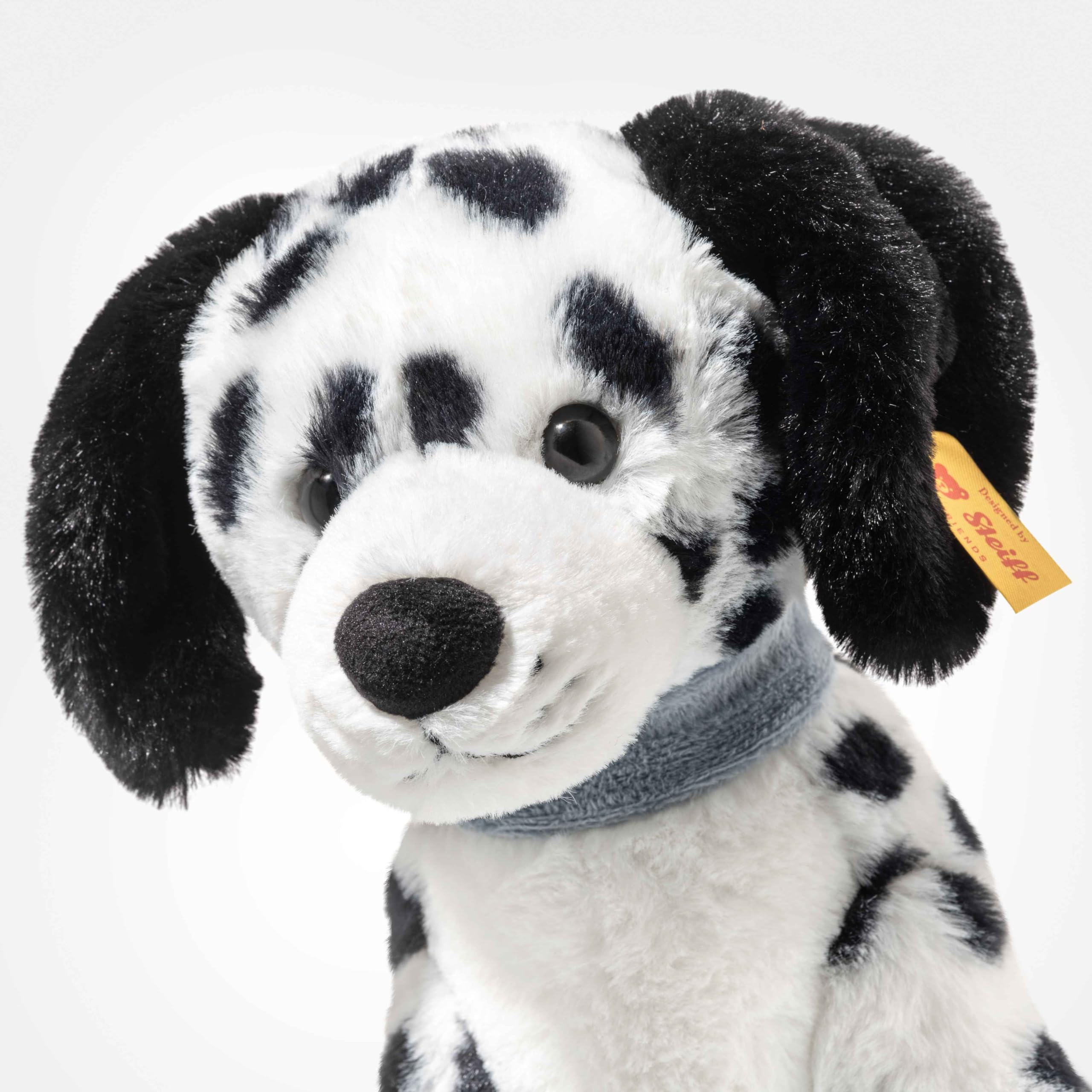 Steiff Oskar Dalmatian 27 cm Sitting, Cuddly Toy, Plush Toy, Dog Stuffed Toy in Dalmatian Design, Made of Cuddly Soft Plush - Image 3