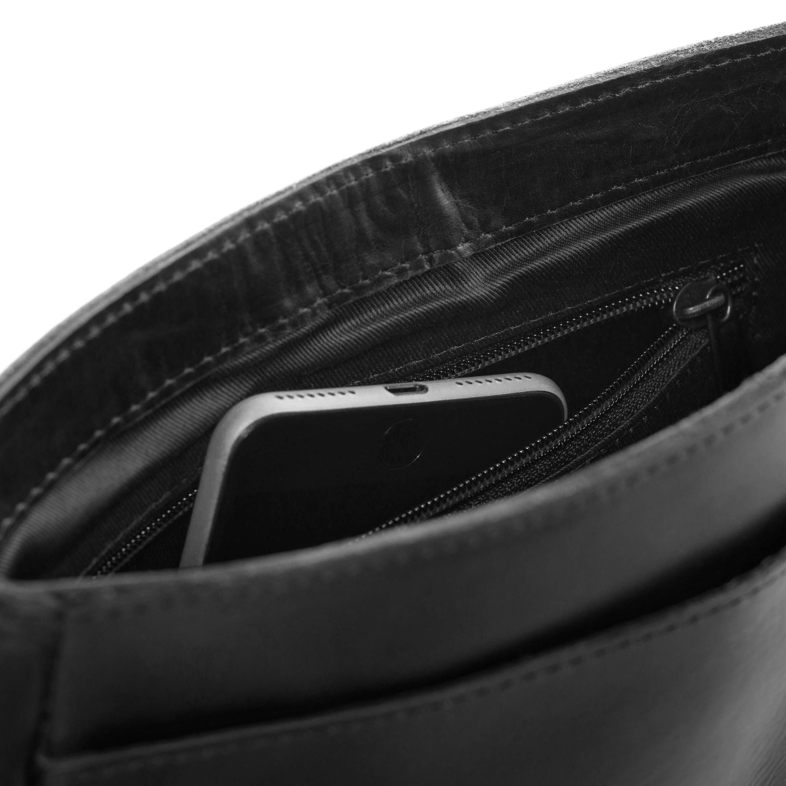 SID & VAIN Bolso de hombro pequeño cuero para mujer I Bolso tipo crossbody I Bandolera & mensajero YALE hecho a mano