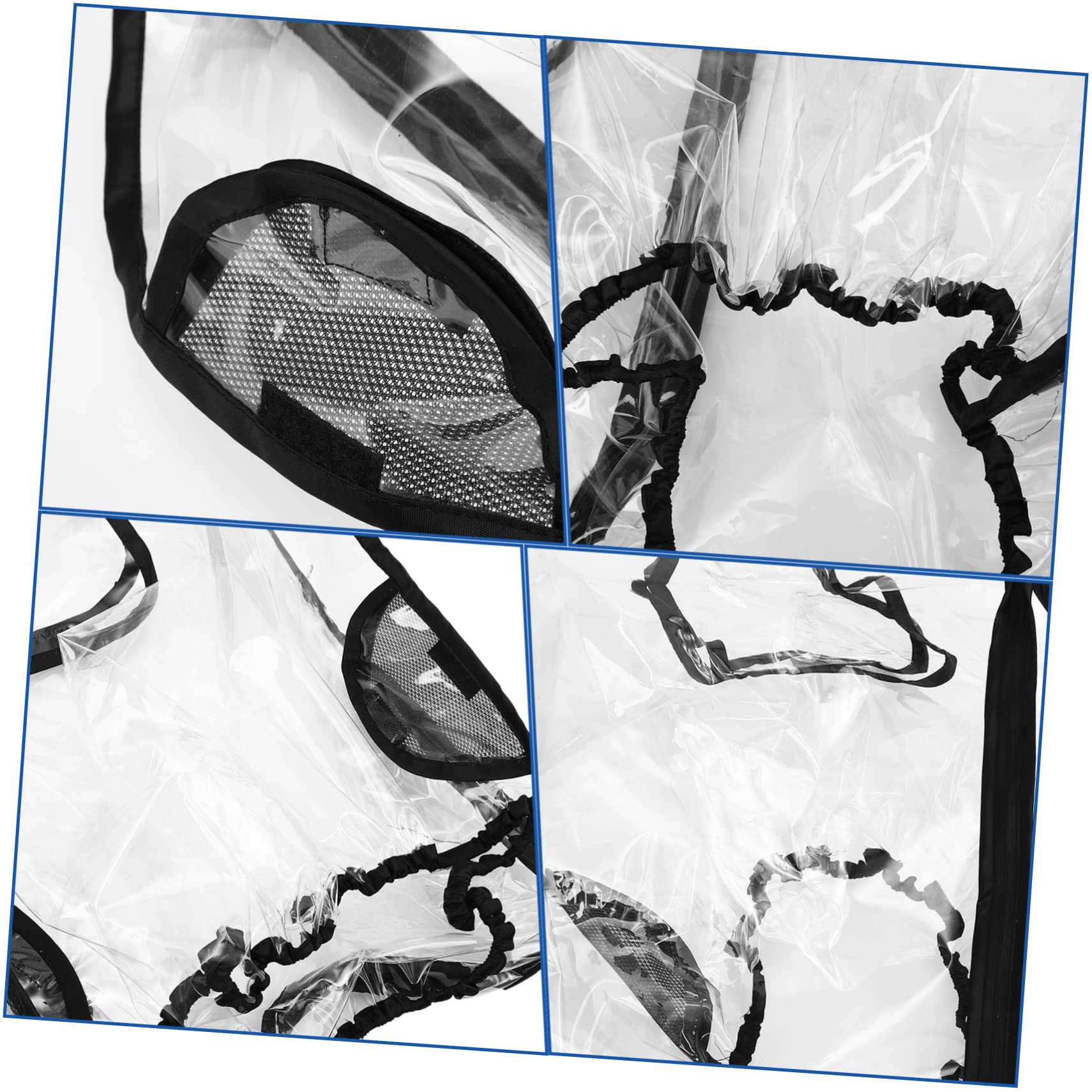 Hohopeti Pram Rain Cover Windproof Shield Stroller Outdoor Cover Toddlers from Elements