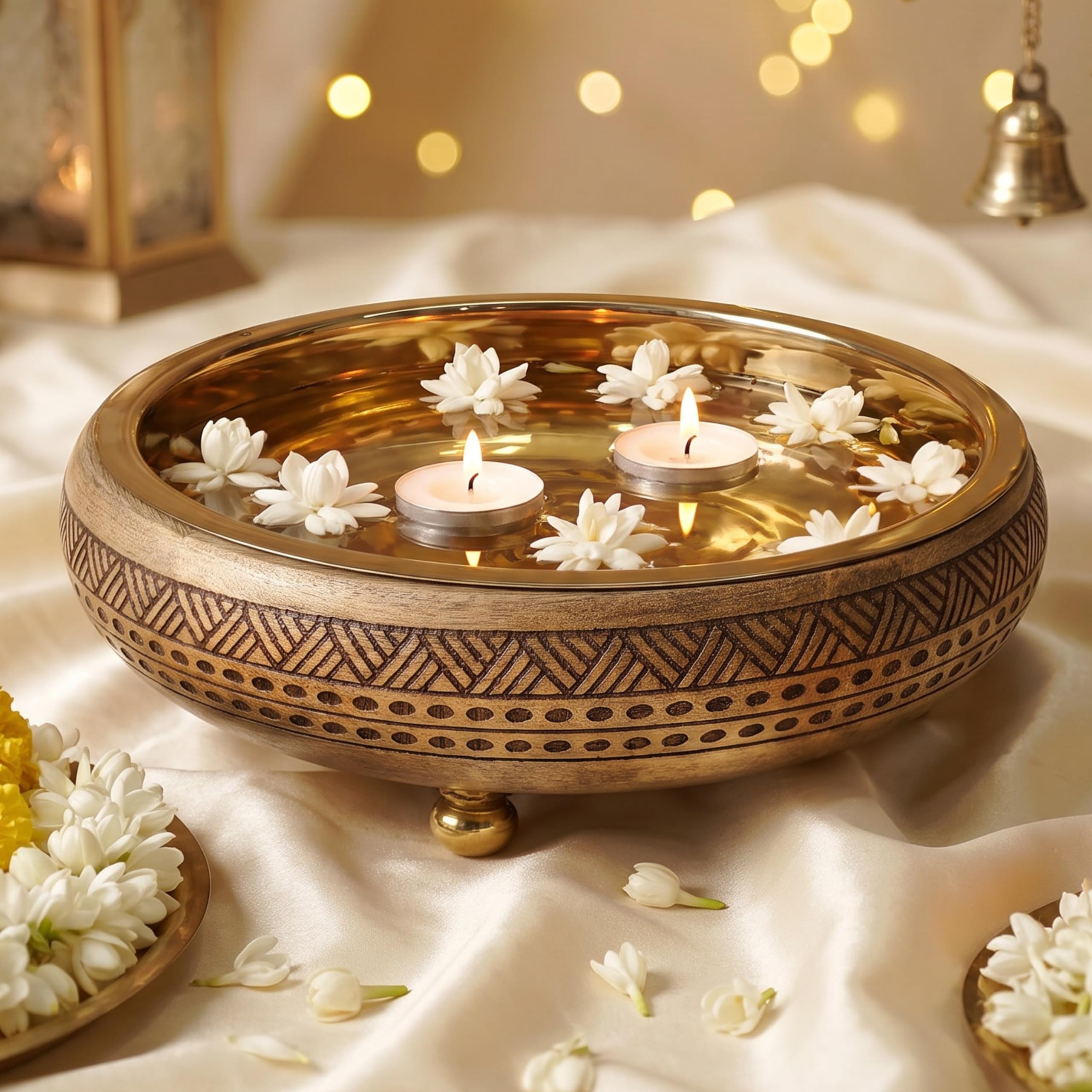 BEHOMA Wooden Urli - Traditional Home Decor -10