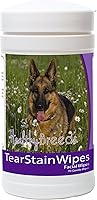 Vista 128 de Healthy Breeds Toallitas quitamanchas de lágrimas de perro para husky siberiano – Más de 100 razas – Limpiador facial de ojos – 70 toallitas