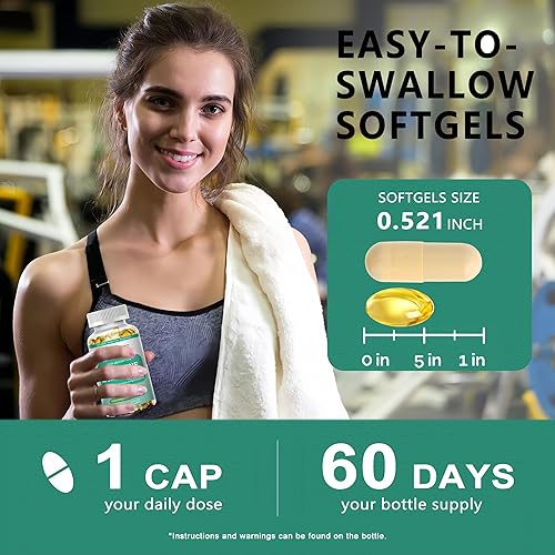 Miniatura 5 de Cápsulas blandas de creatina, creatina de alta absorción para mujeres y hombres, monohidrato de creatina de 5000 mg para fuerza muscular,